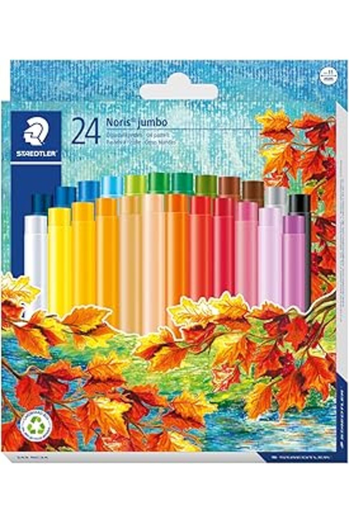 NZM TİCARET Staedtler 243 Nc24 Noris Clup Jumbo Yağlı Pastel Boya 24'lü