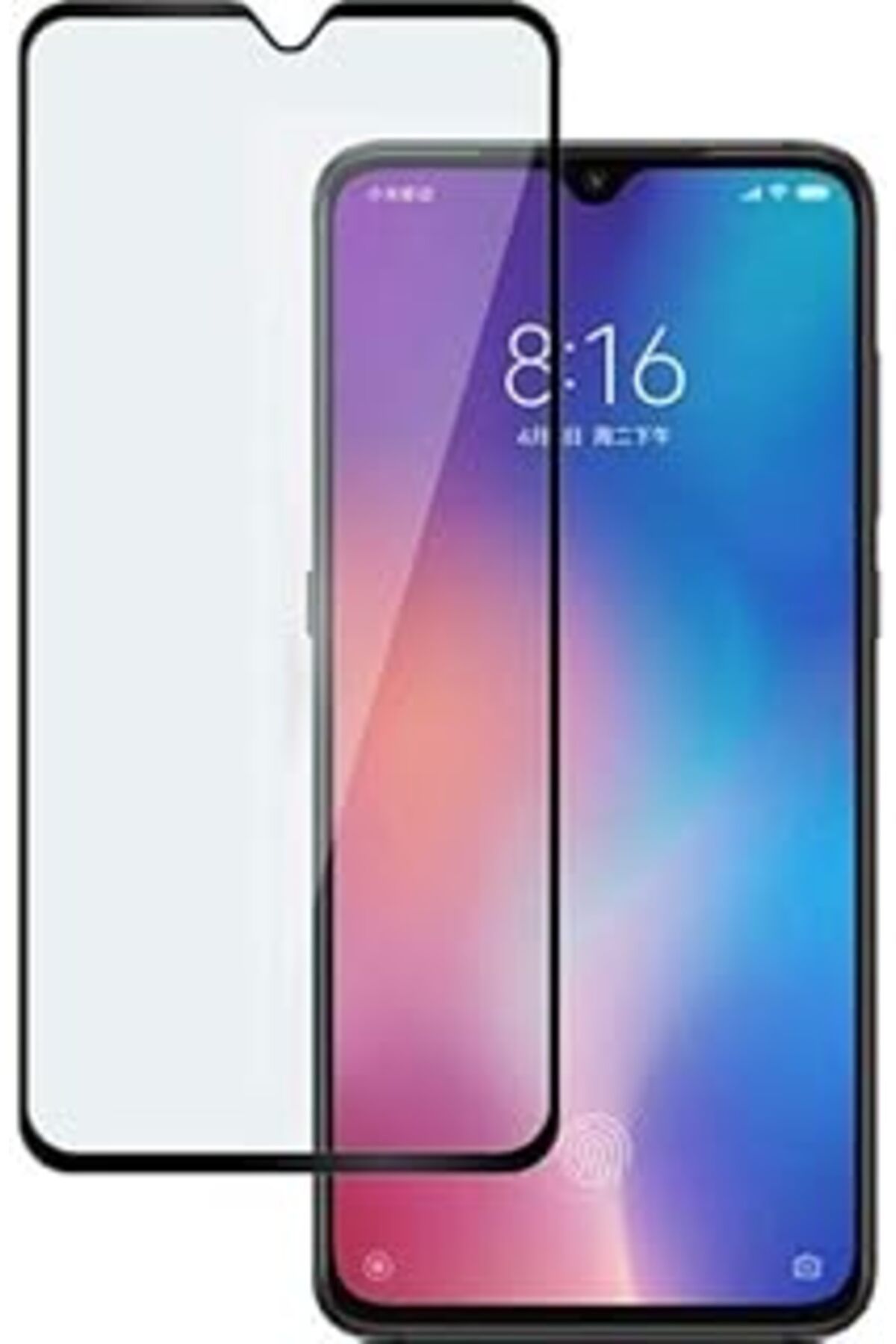 Pazarcan Artlayns Xiaomi Note 9 Uyumlu 9D Mate Film Ceramics Ekran Koruyucu Cam Tam Kaplama