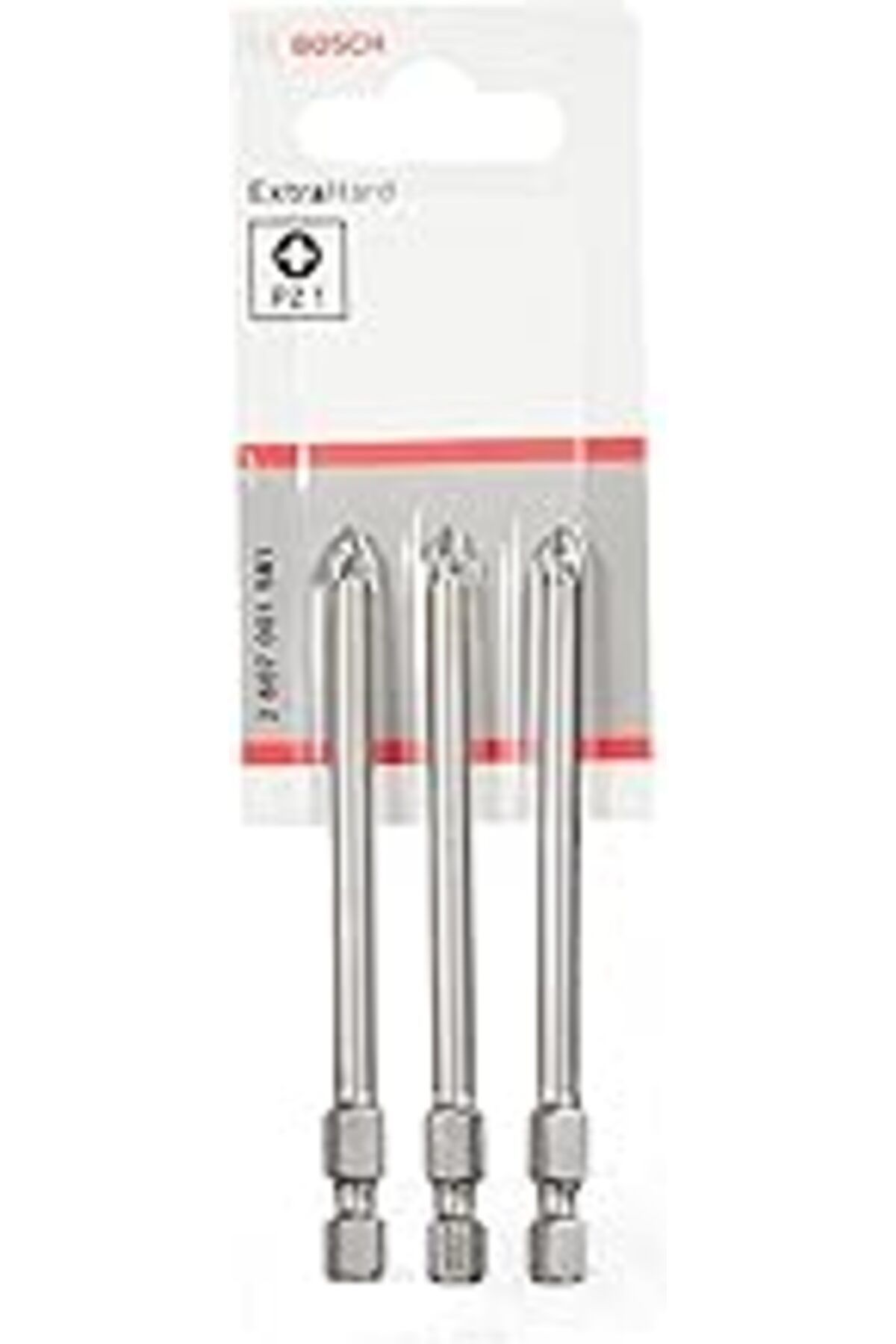 Pazarcan Bosch Professional Vidalama Ucu, Gri, 3 Adet