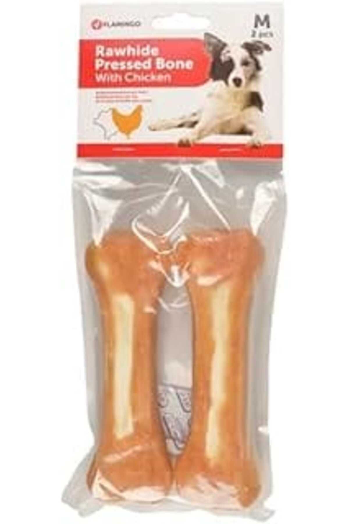 karadağsb Flamingo Köpek Ödülü Tavuk Kemik 2'Li 15 Cm