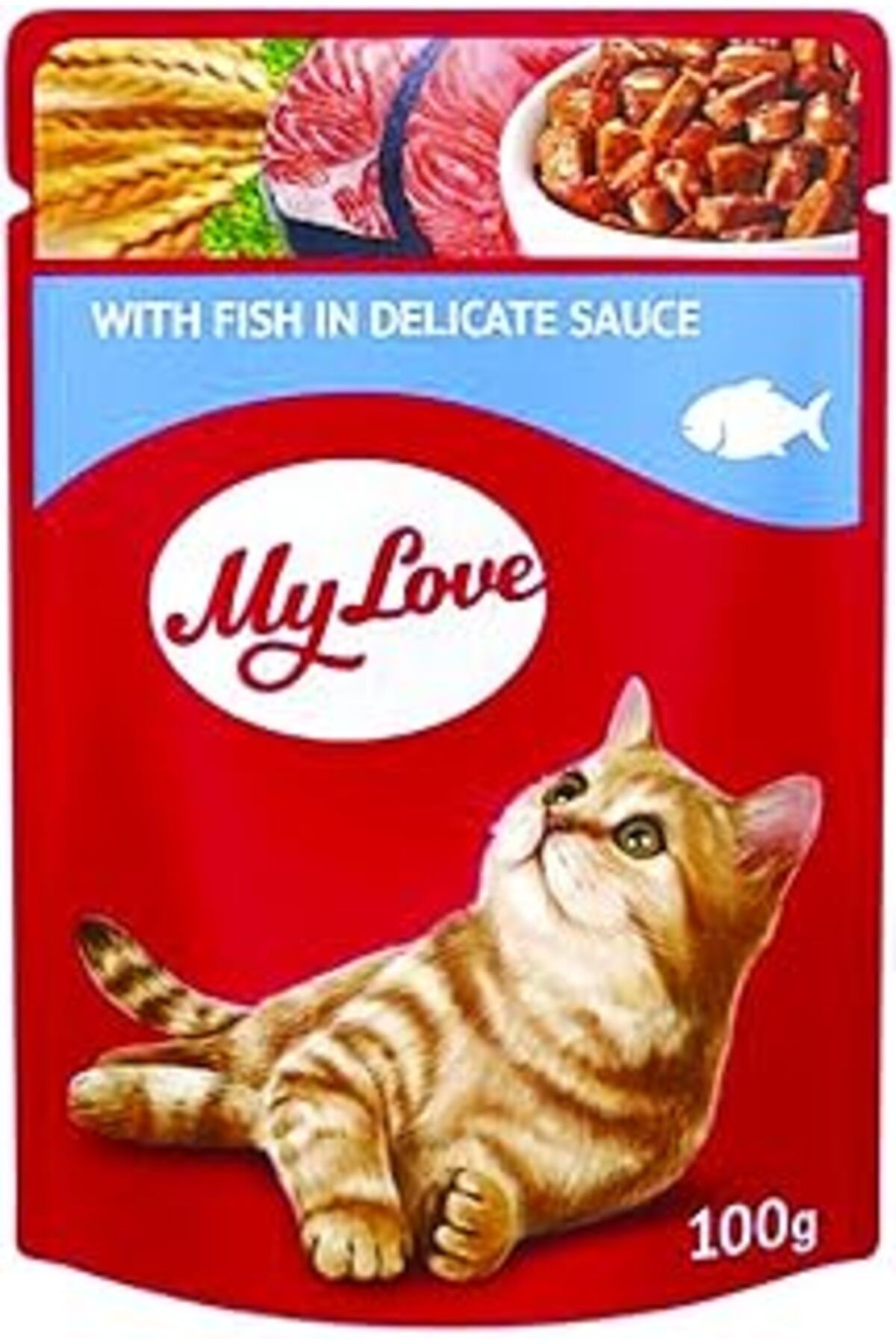 karadağsb My Love Soslu Balık Etli Pouch Kedi Maması, 100Gr, 24 Adet