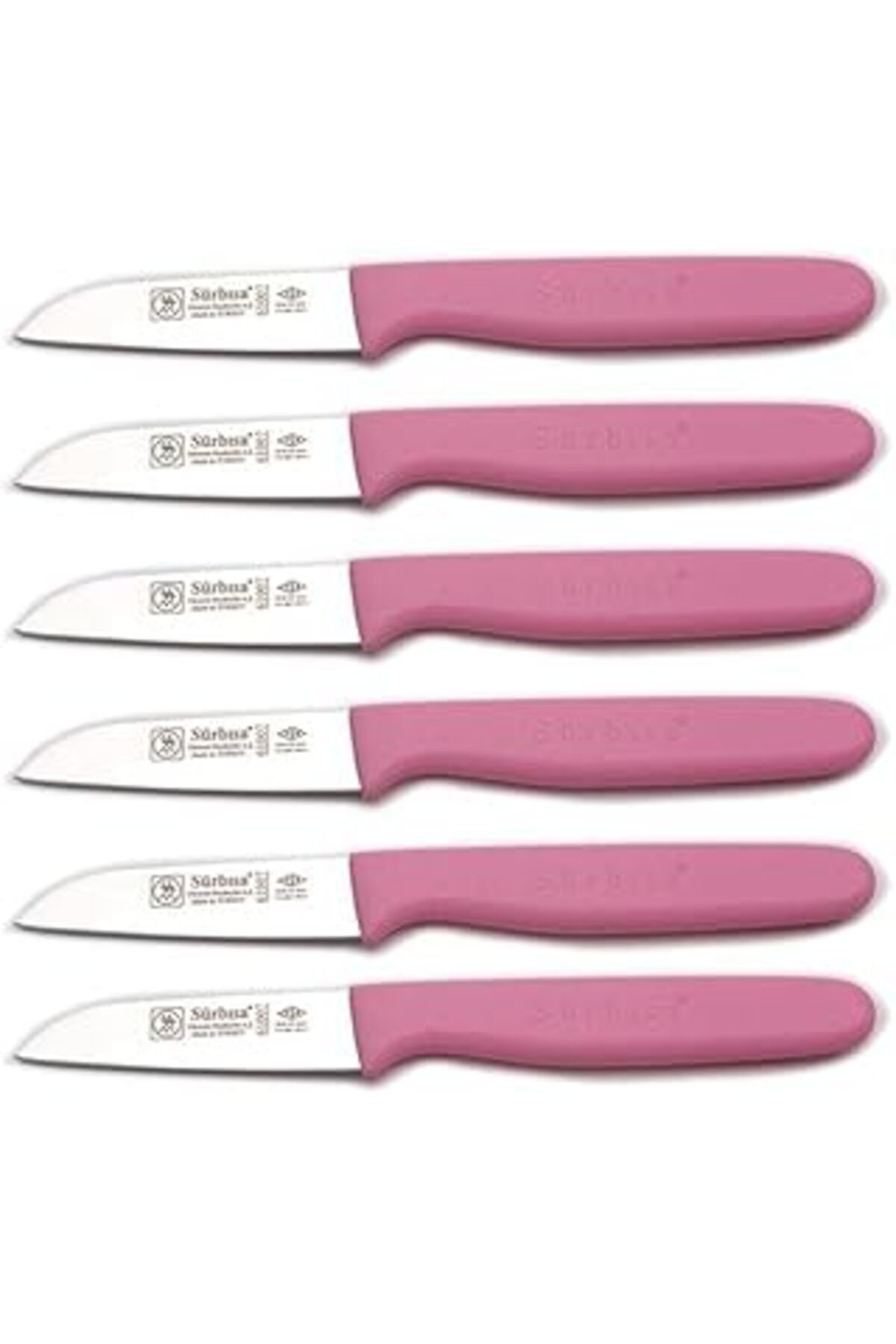 Mu Art Sürbısa Sürmene 6'lı Meyve Bıçağı Seti 61007 (pembe)