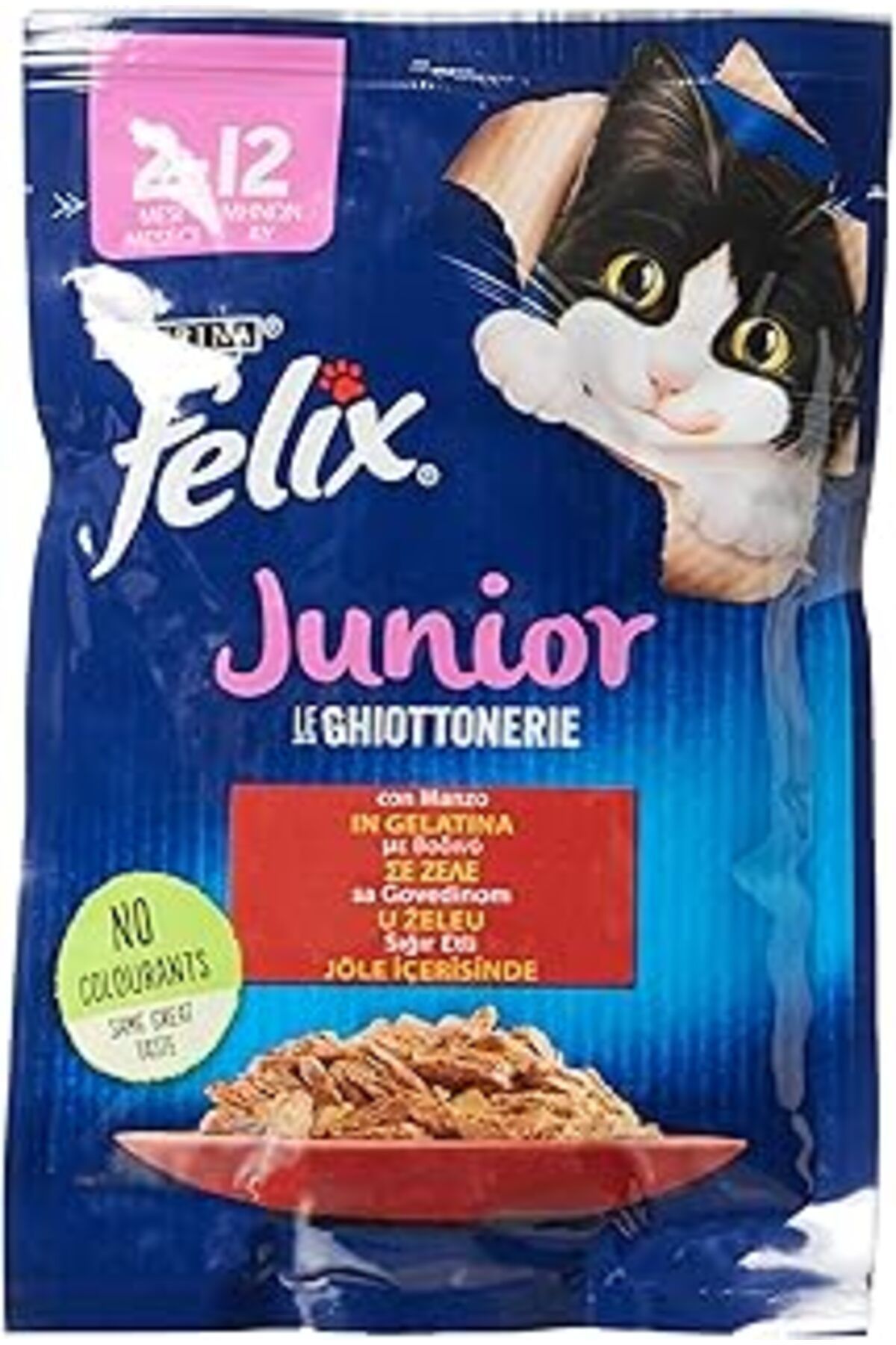 karadağsb Felix Yavru Sığır Etli Kedi Yaş Mama (26 X 85 Gr)