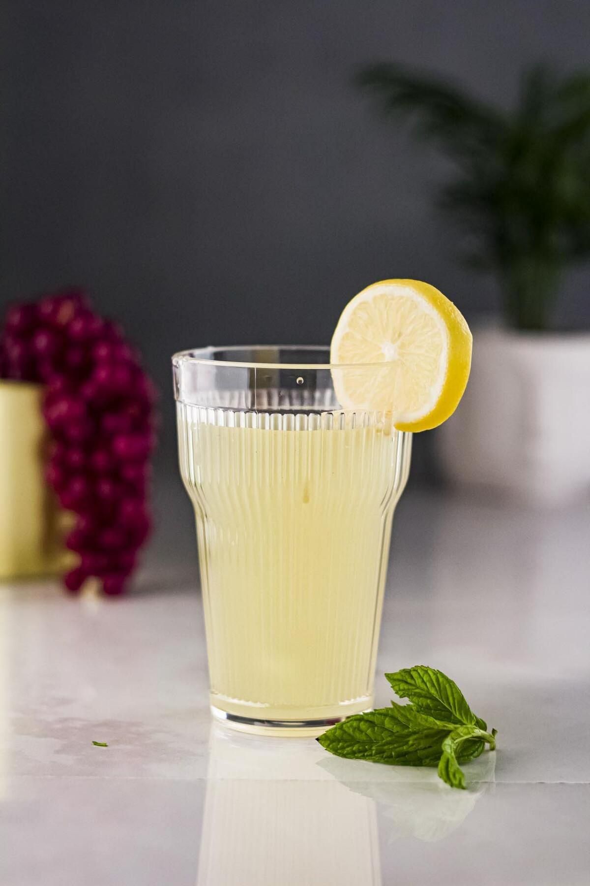 Serero Akrilik Şeffaf Tekli Uzun Bardak & Su Meşrubat Bardağı 400 Ml ( Cam Değildir )