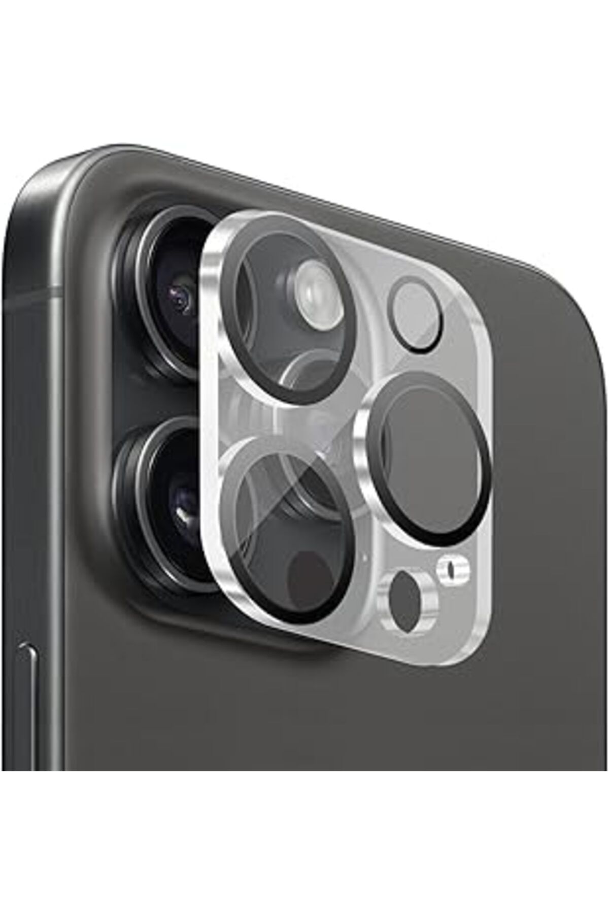 Pazarcan Buff Labs Iphone Kamera Lens Koruyucu, 16 Pro / 16 Pro Max Uyumlu, Şeffaf