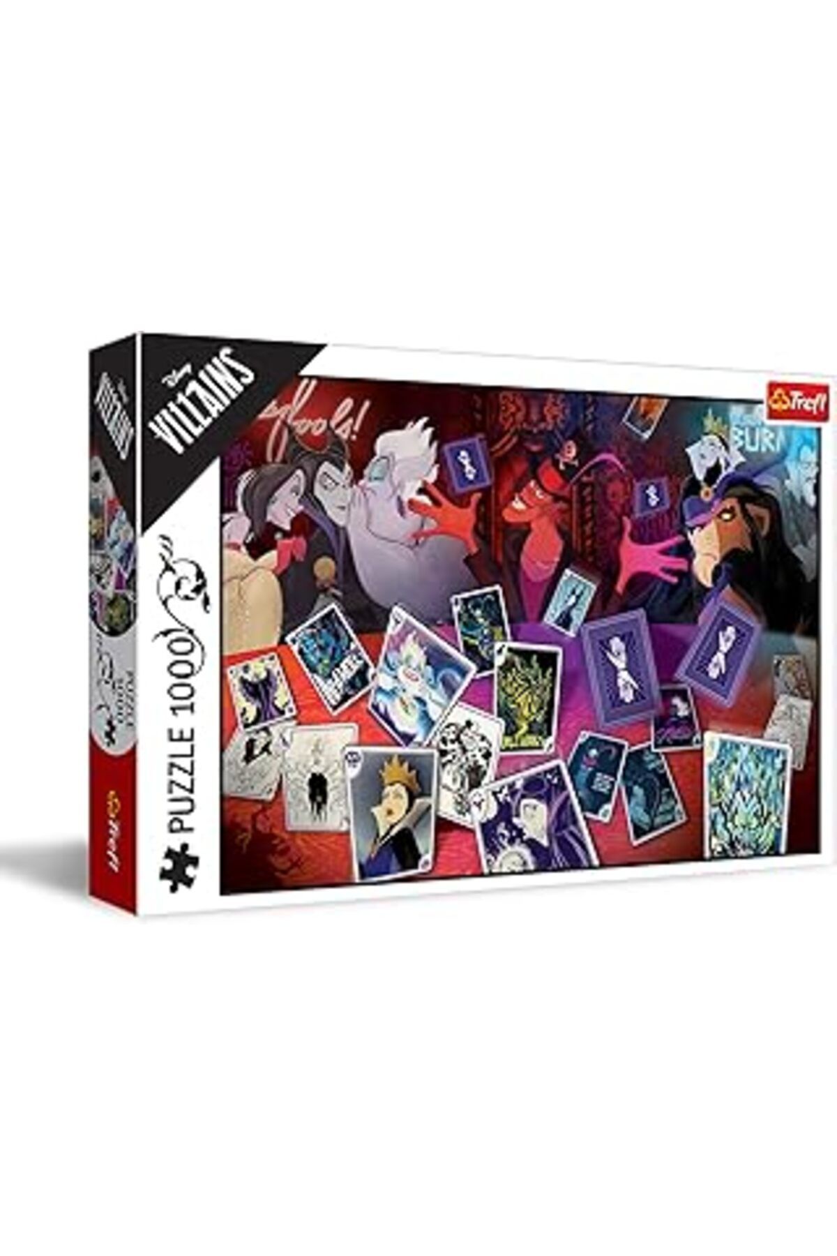 karadağsb Trefl 10719 Lucky Streak-1000 Parça Peri Masalı Kahramanları Disney Kötüler Kendin Yap Yaratıcı Eğl