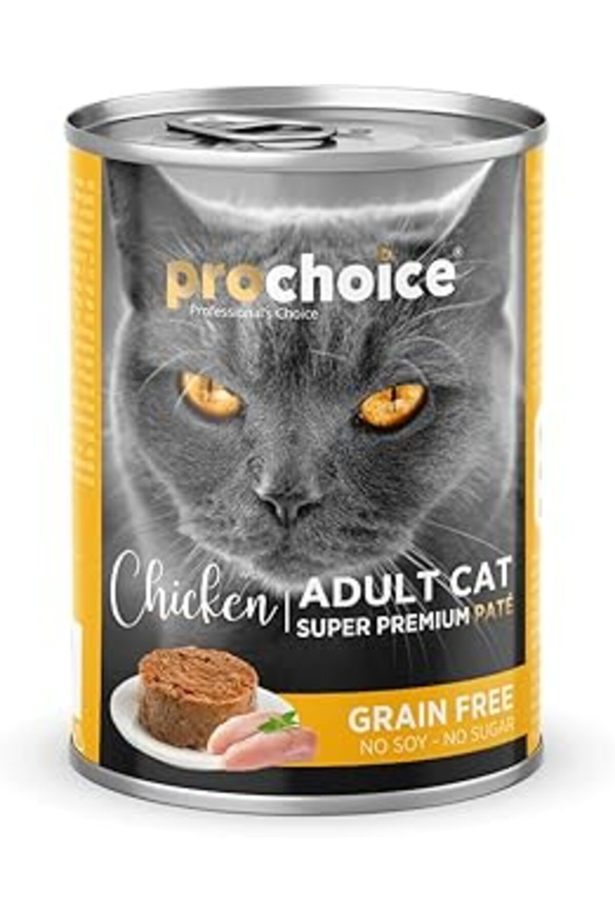 karadağsb Prochoice Yetişkin Kediler İçin, Tahılsız, Tavuk Etli Ezme, 400 G X 12 Adet