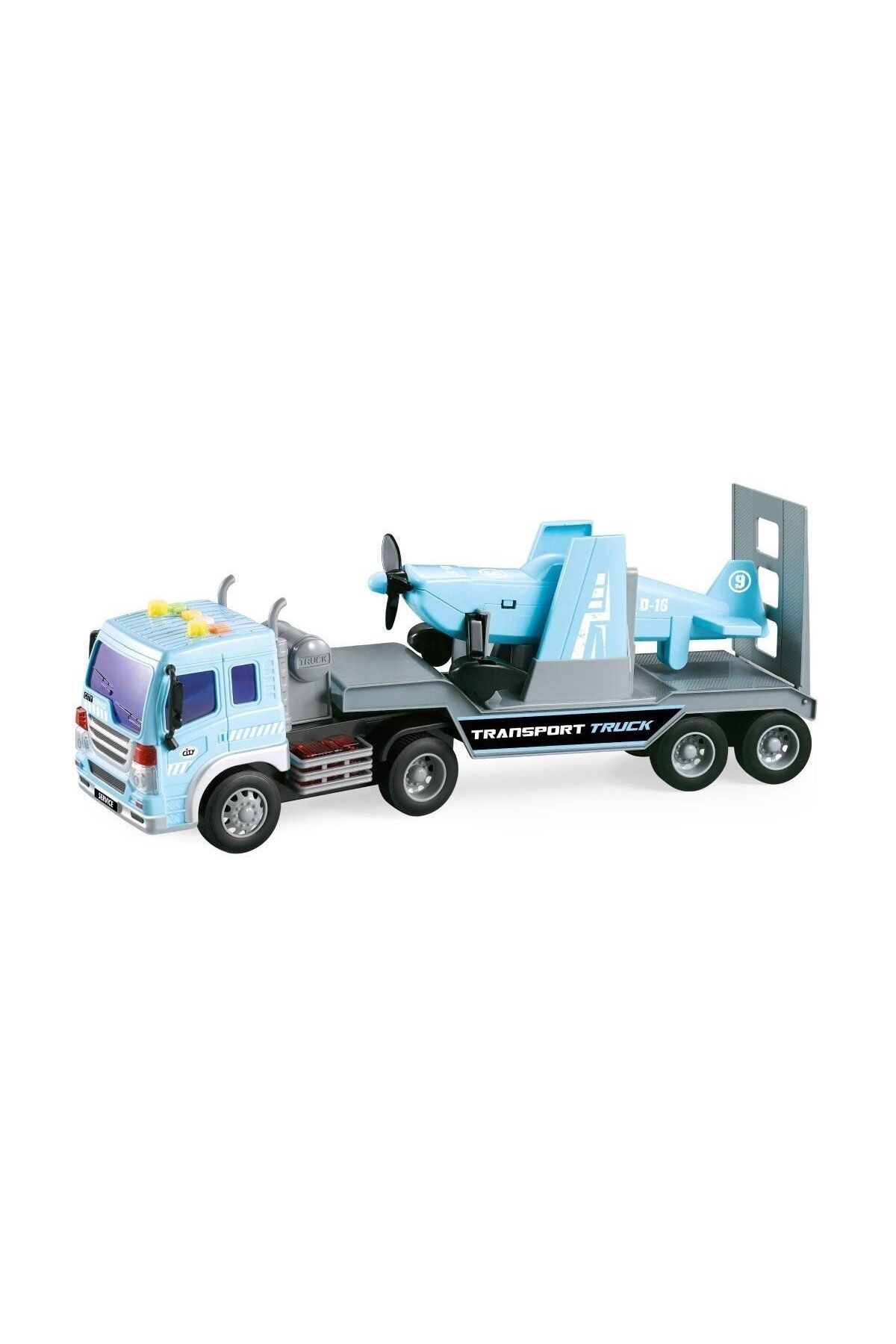 shop Wy571e-f Sesli Ve Işıklı Uçak Taşıyan Tır 1:16 -vardem
