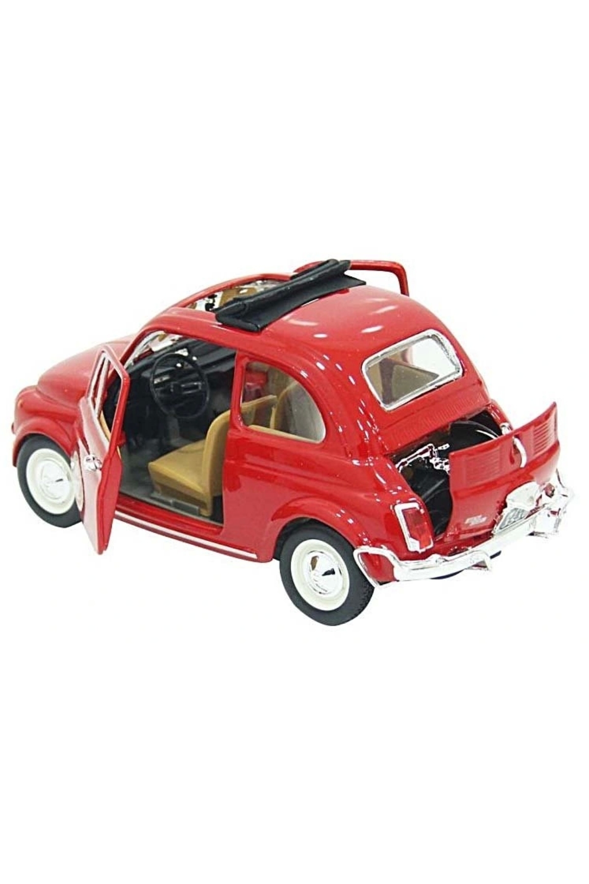 Genel Markalar Nessiworld Bburago 1:24 Fiat 500L 1968 Model Araba fotoğrafı 3 (önizleme)