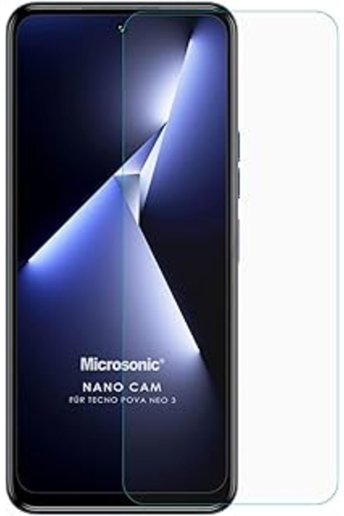 jupiter global bazaar Microsonic Tecno Pova Neo 3 Nano Glass Cam Ekran Koruyucu [Pova Neo 3 Ile Uyumlu Ekran Koruyucu - Ş
