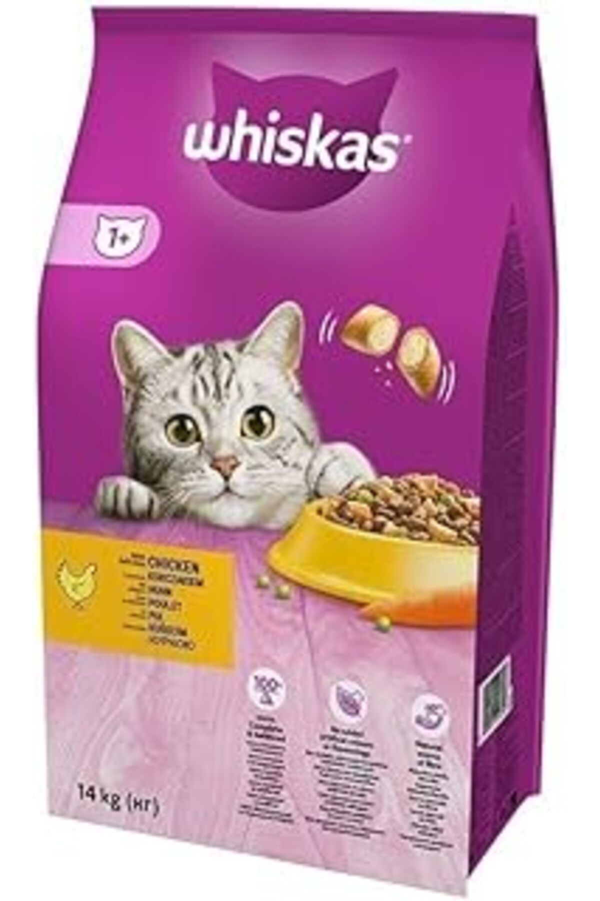 karadağsb Whiskas Tavuklu Kuru Kedi Maması, 14 Kg