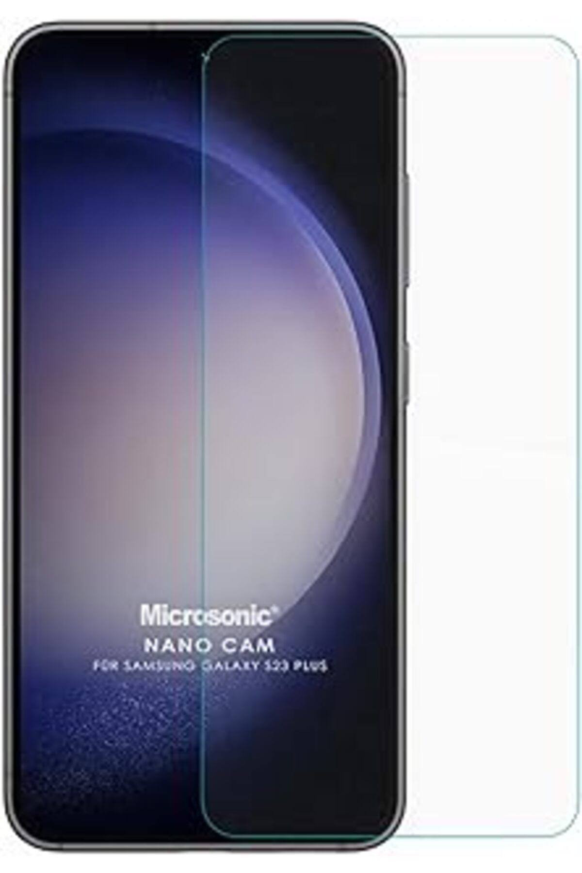 Pazarcan Microsonic Samsung Galaxy S23 Plus Nano Glass Cam Ekran Koruyucu [Galaxy S23 Plus Ile Uyumlu Ekran