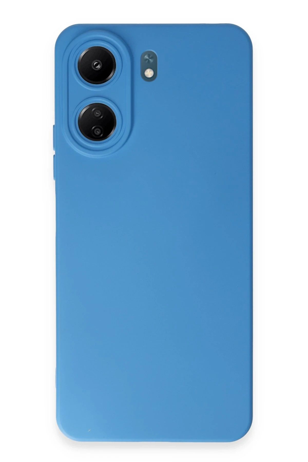 NewFace Xiaomi Redmi 13C Kılıf Nano içi Kadife Silikon - Mavi YNSMR