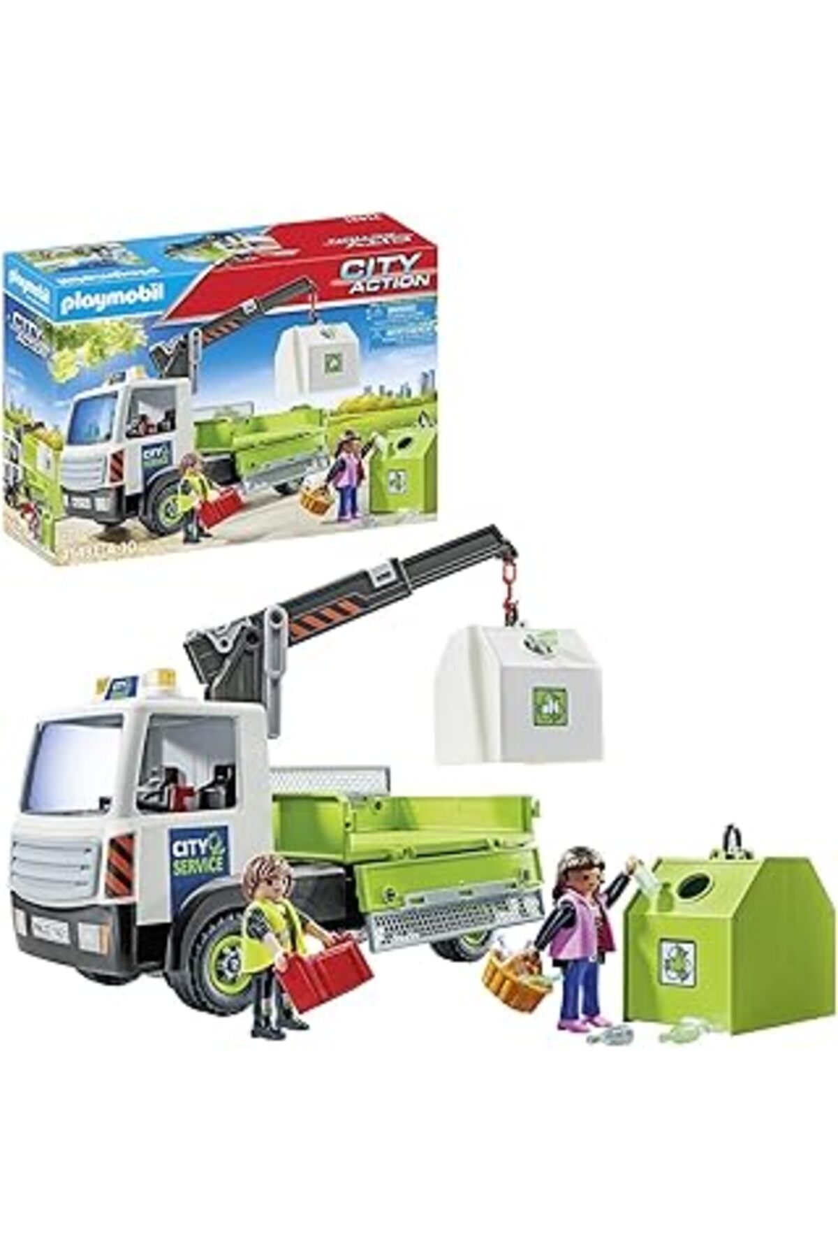 TBSProjects Playmobil Atık Konteyner Taşıma Kamyonu