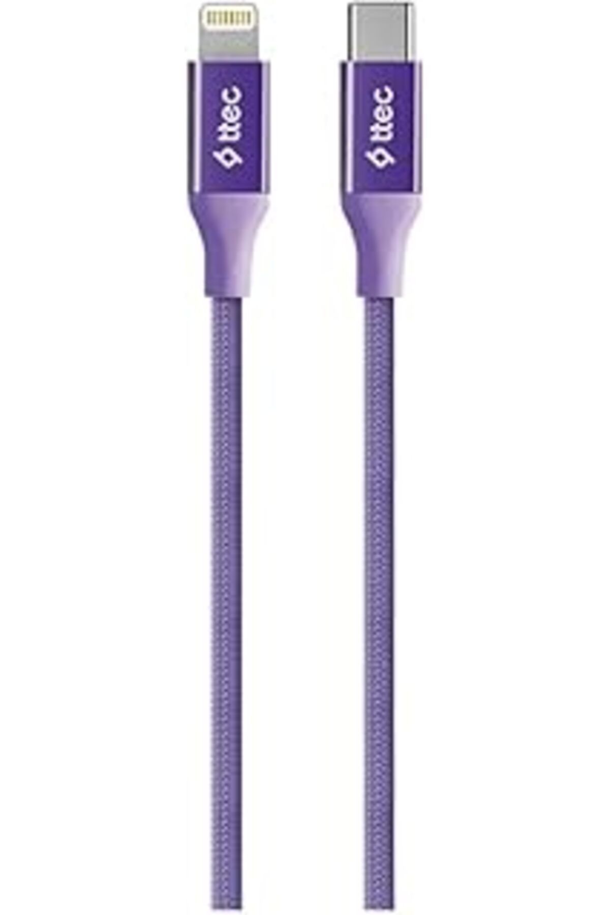 NETWORK ART Ttec Alumicable Type-C Lightning Hızlı Şarj Kablosu 150Cm Mor