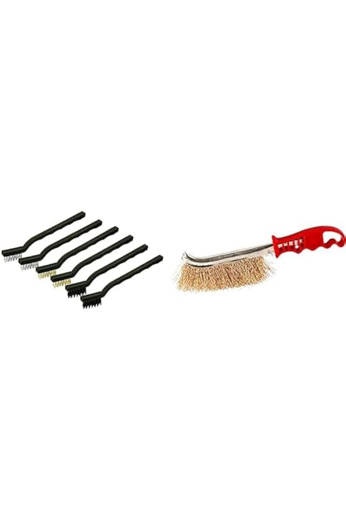 NZM TİCARET Rolson 42836 6 Parça Tel Fırça Seti, Rolson 42817 Tencere Fırçası