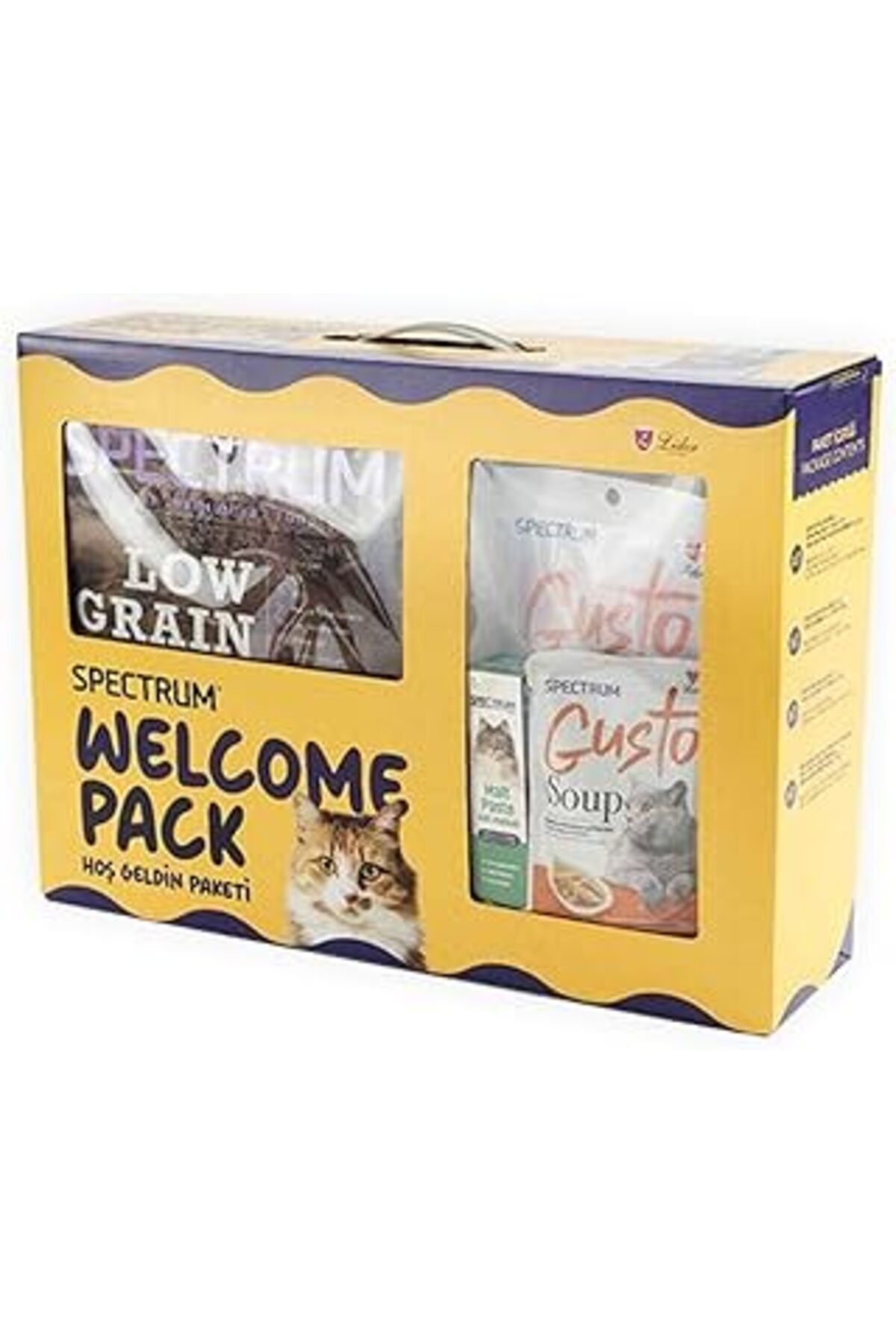 karadağsb Spectrum Low Grain Somon Ve Hamsi Kısırlaştırılmış Yetişken Kedi Maması 2 Kg - Başlangıç Paketi