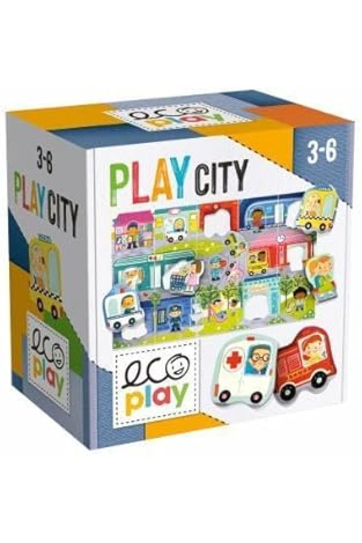 robotrend Headu Play City (3-6 Yaş) Eğitici Puzzle