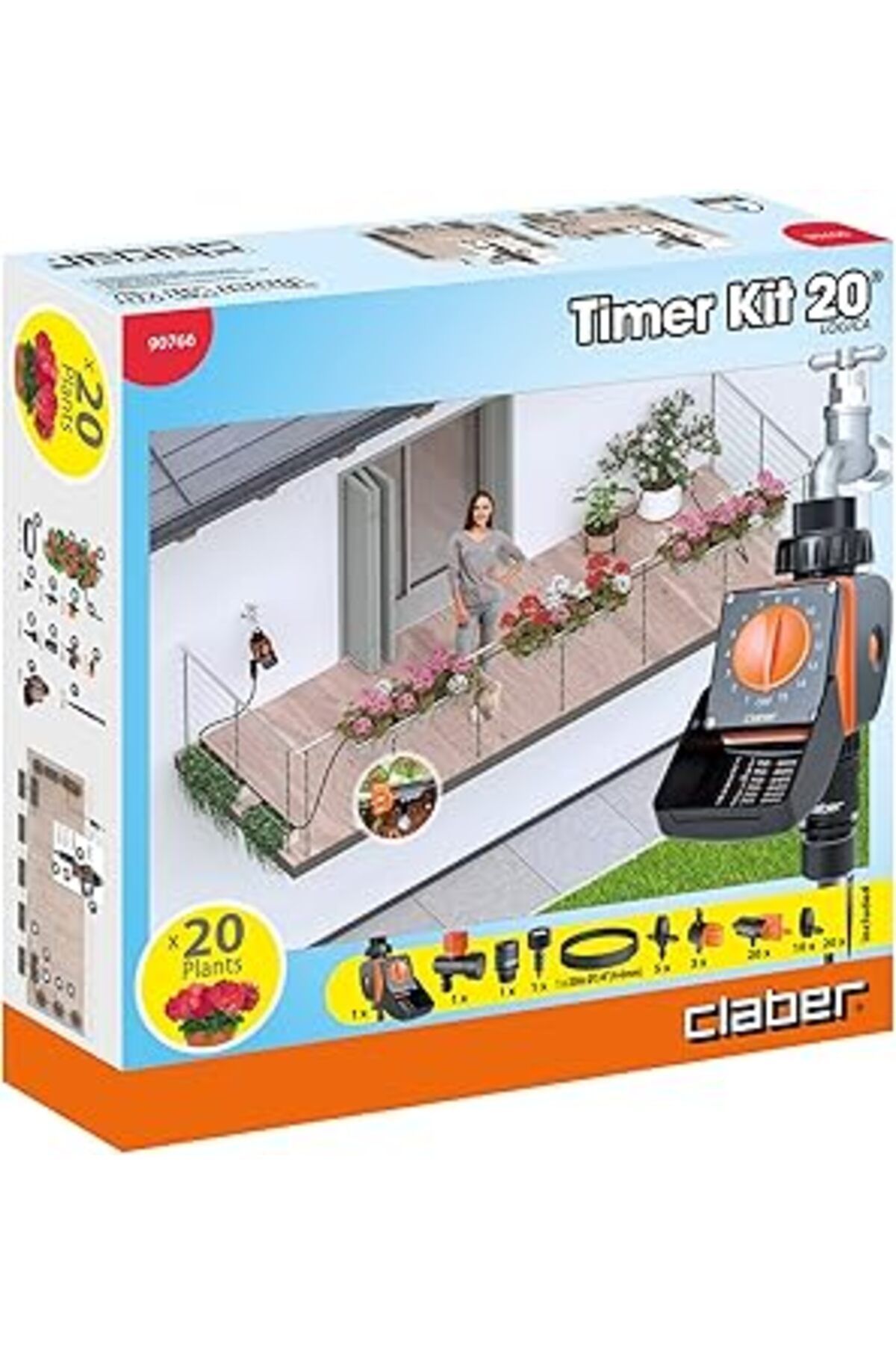 karadağsb Kit 20 Zamanlayıcı Logica Clasic 20 Çiçek Saksısı