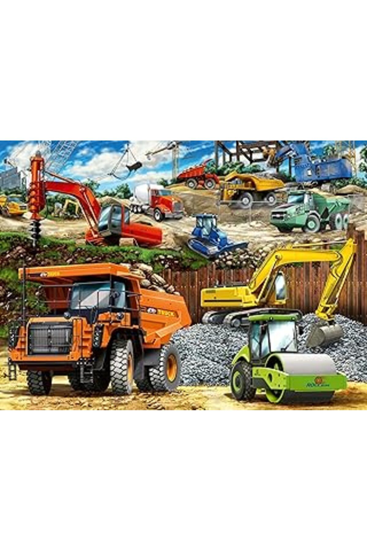 karadağsb Ravensburger 129737 100P Puz Kamyonlar, Çok Renkli
