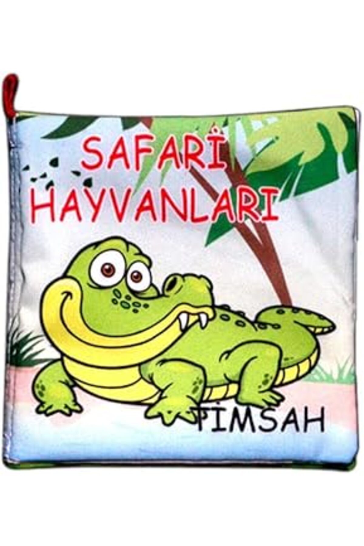karadağsb Tox Safari Hayvanları Kumaş Sessiz Kitap - Bez Kitap , Eğitici Oyuncak , Yumuşak Ve Hışırtılı