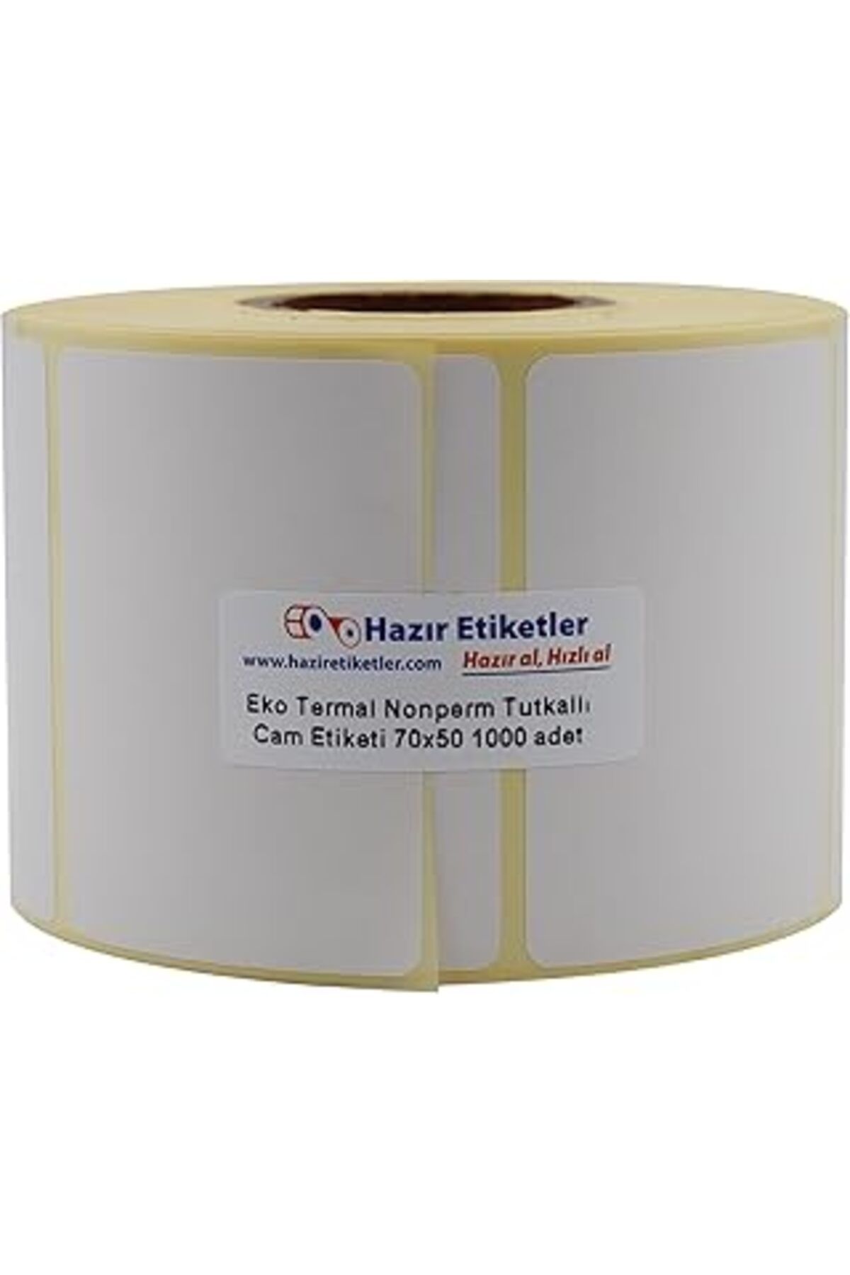 robotrend Hazır Etiketler , Hazır Al Hızlı Al Eko Termal Nonperm Etiket 70mm X 50mm Ruloda 1000 Adet 40mm Kuk