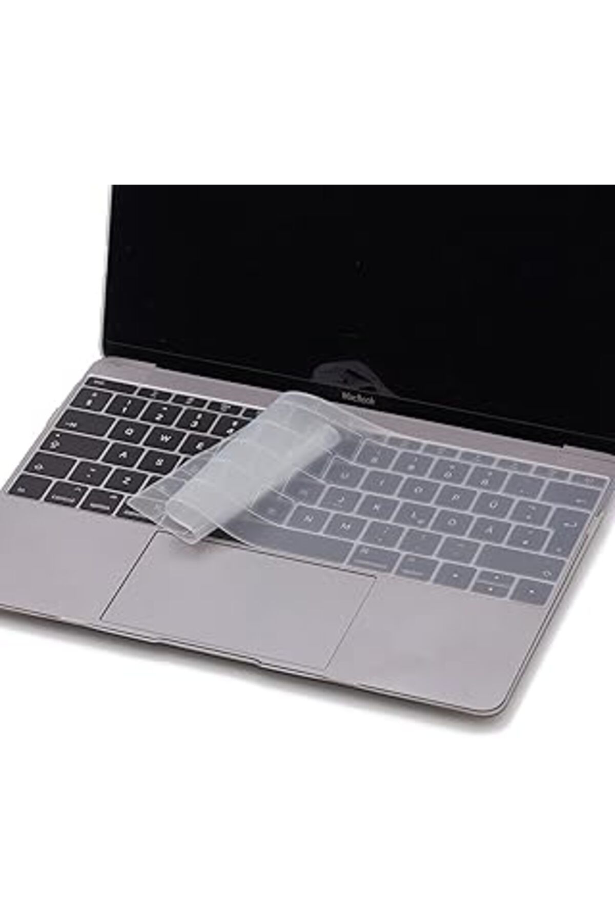 DENİZBİLİŞİM Mcstorey Laptop Macbook Pro Klavye Koruyucu (Uk-Eu İngilizce) 12Inç A1534-13Inç A1708 Ile Uyumlu Şe