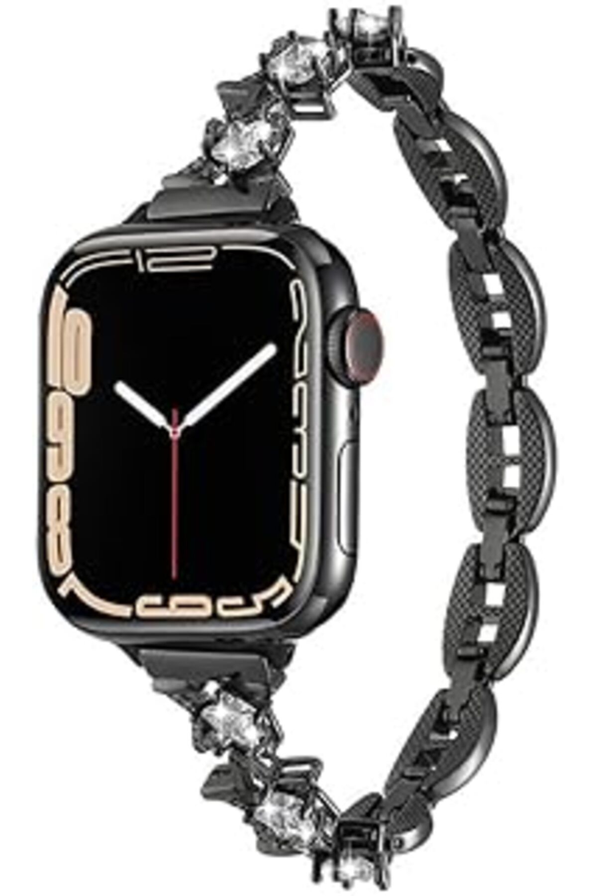 karadağsb Zore Apple İle Uyumlu Watch 38Mm/40Mm Krd-104 Metal Kordon Siyah