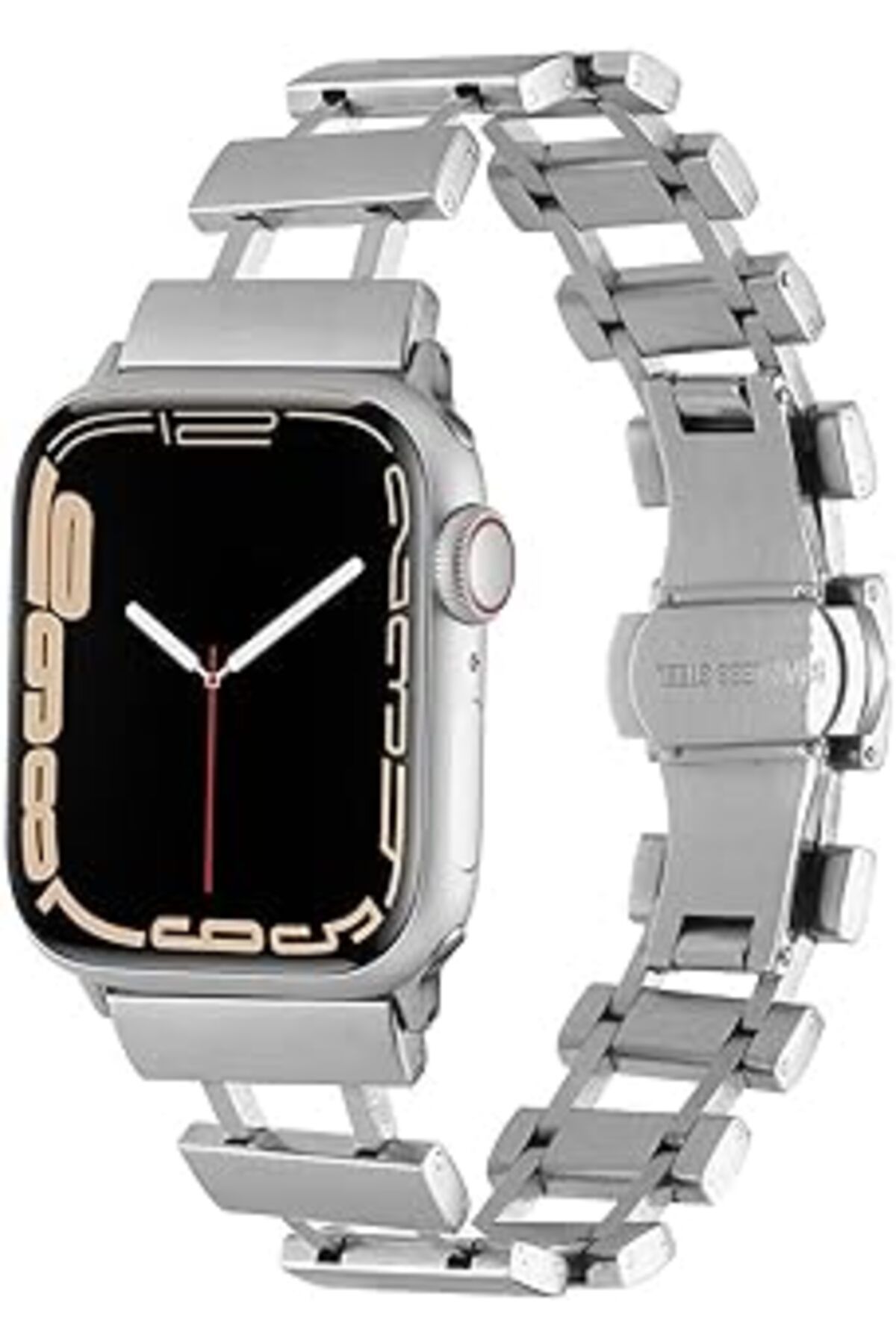 karadağsb Zore Apple İle Uyumlu Watch 38Mm/40Mm Krd-96 Metal Kordon Gümüş