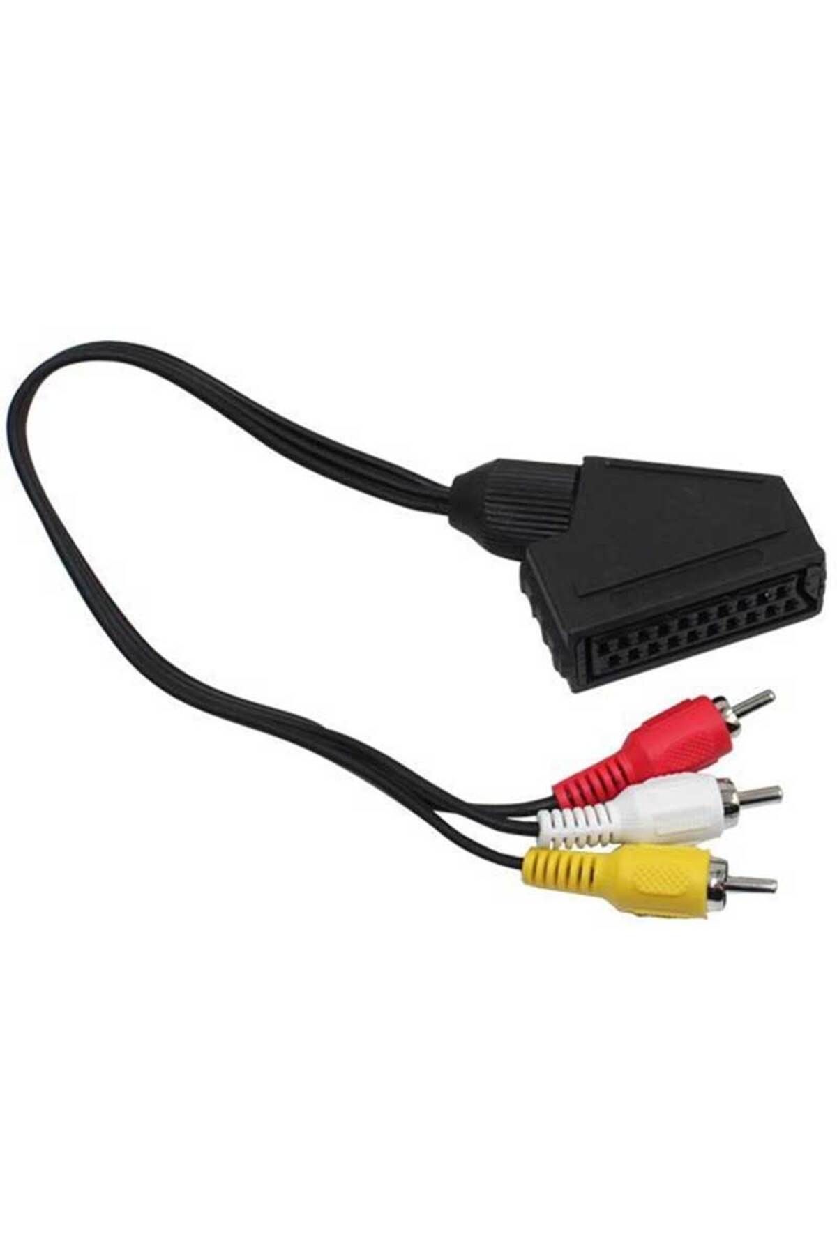 robotrend Scart Adaptör Dişi/Rca Erkek 20 Cm Kablo