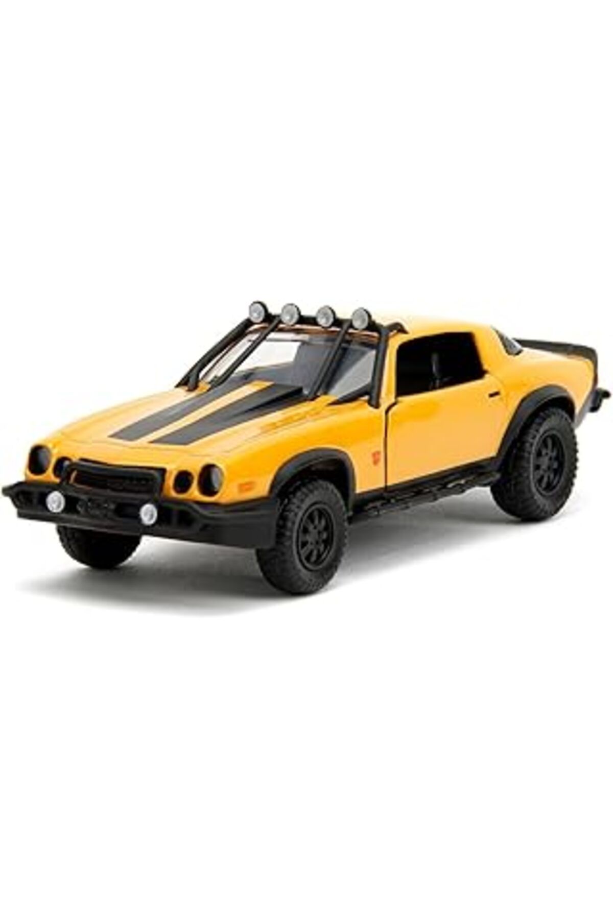 Mu Art Ahşap Jada 1:32 Transformers 1977 Chevrolet Camaro Bumblebee Model Araba