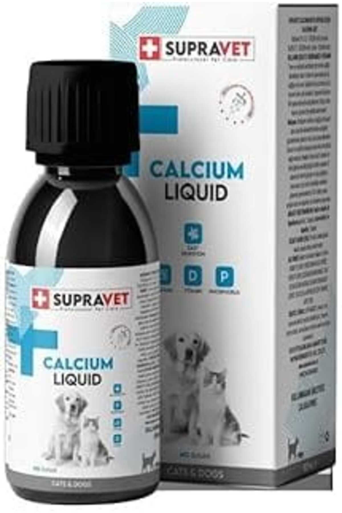 NZM TİCARET Supravet Calcium Kedi Ve Köpek Için Sıvı Kalsiyum Damla 100ml