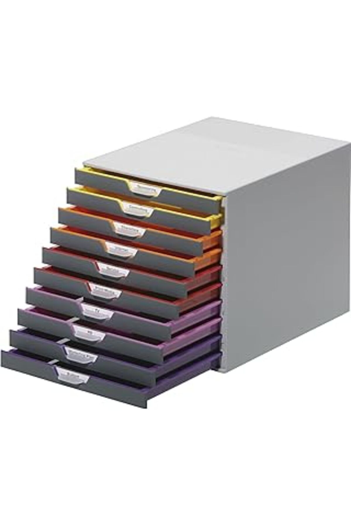 karadağsb Durable Çekmeceli Kutu Varicolor Renkli Gider 10 Fächer