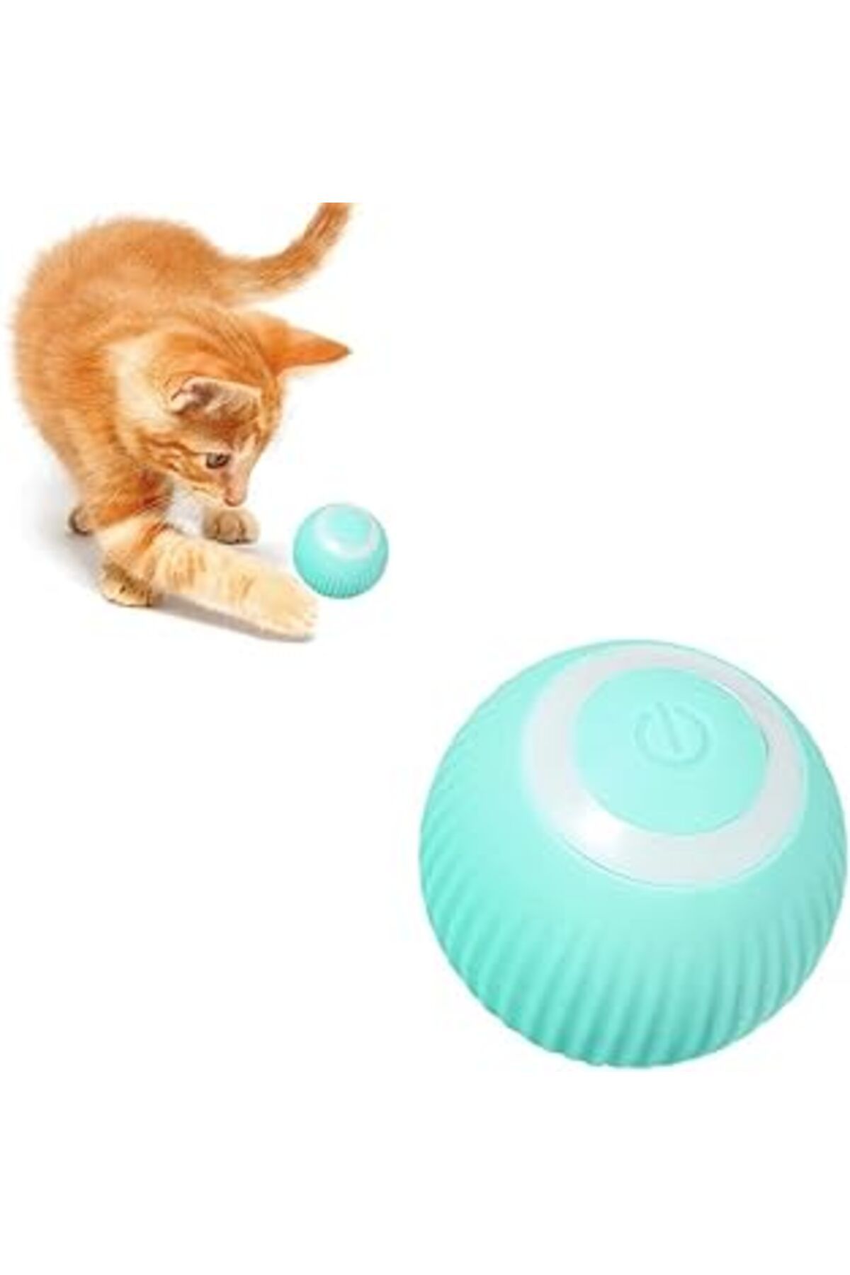 karadağsb Busstier Otomatik Hareket Eden Akıllı Kedi Topu Oyuncağı, Kendi Kendine Hareket Eden Kedi Topu Oyun
