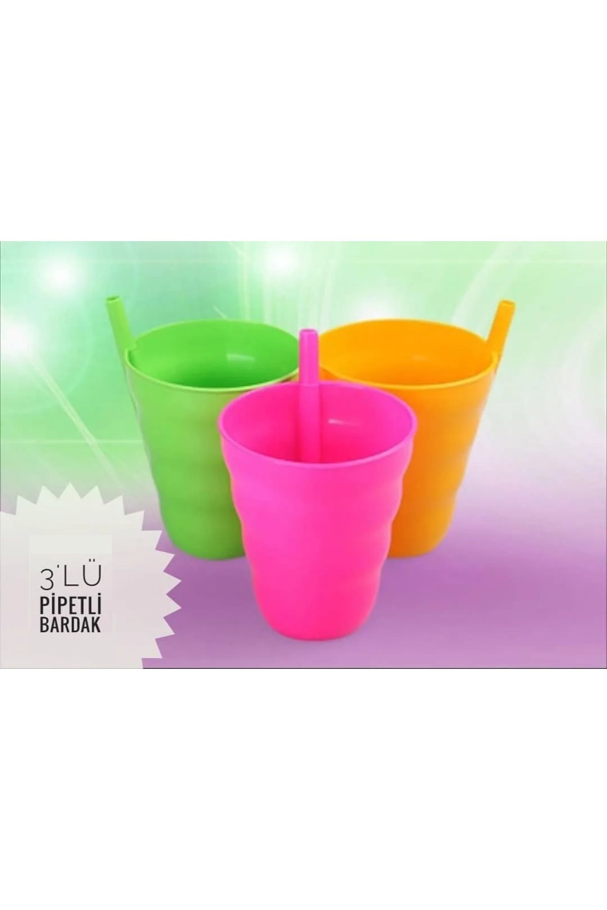 Albayrak Pipetli Bardak 3lü
