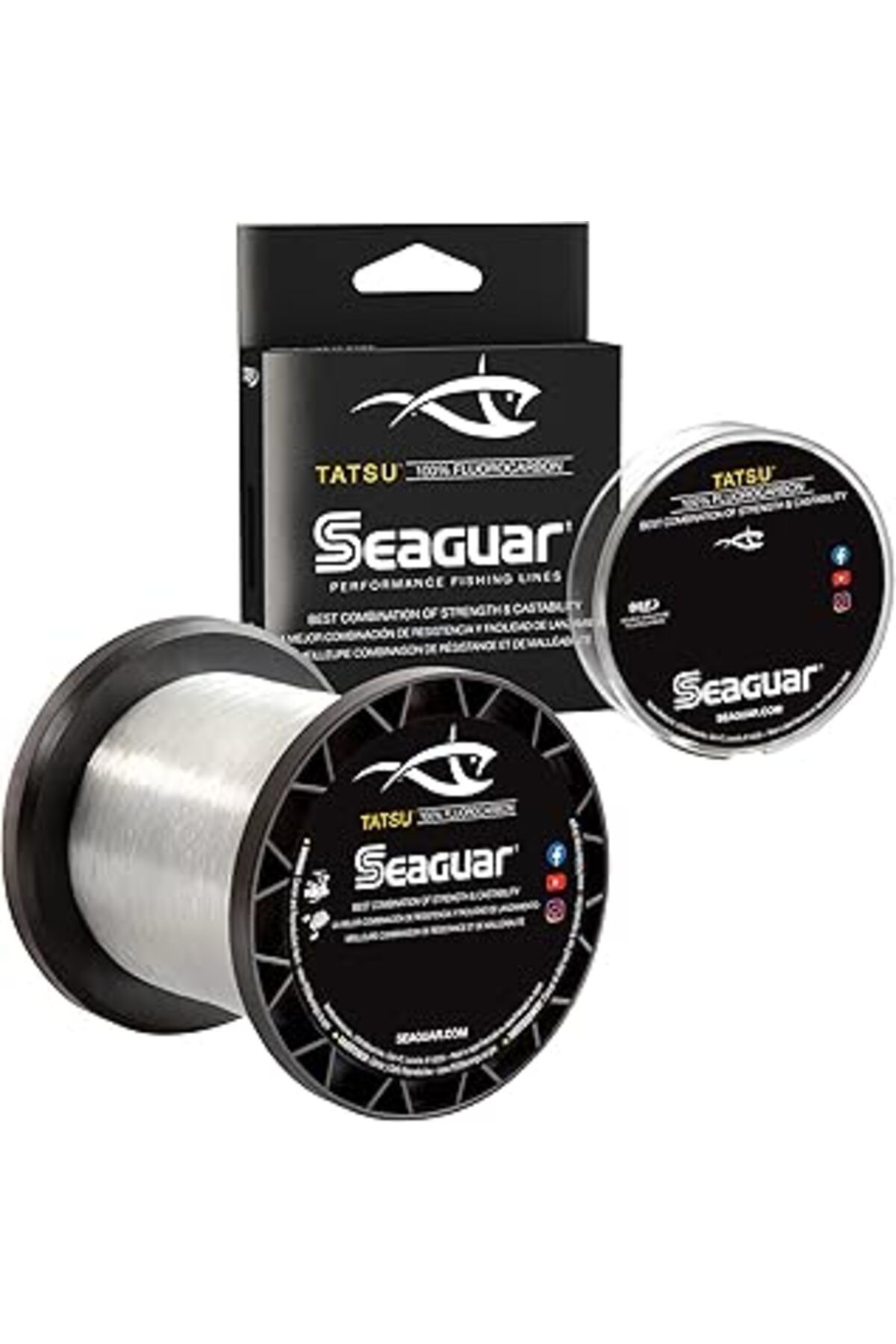Pazarcan Seaguar Tatsu, Güçlü Ve Yumuşak, Birinci Sınıf, %100 Florokarbon Performans Olta Ipi, Neredeyse Gör