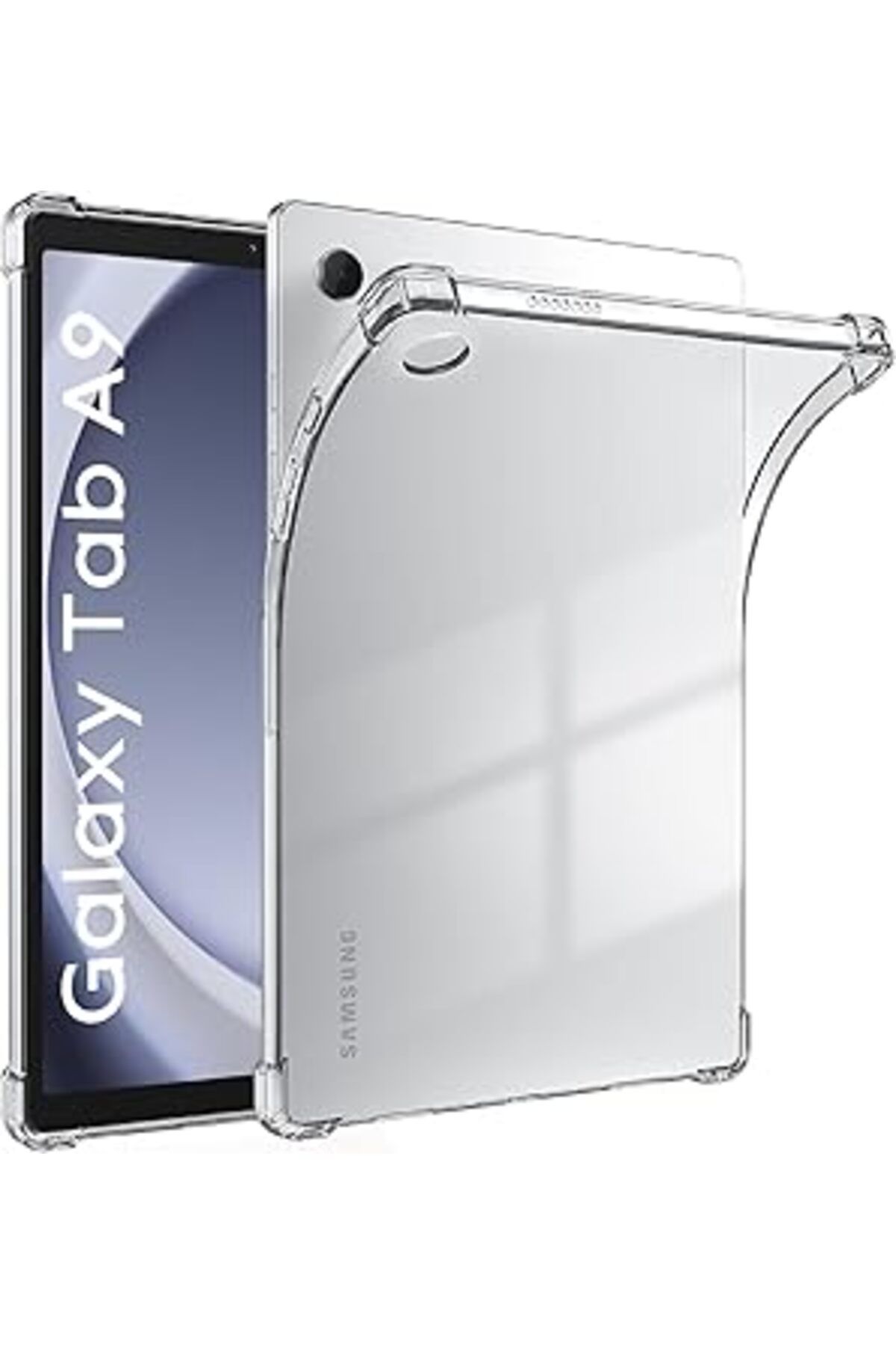 karadağsb Babilden Samsung Tablet Kılıf Şeffaf Silikon Arka Kapak (Galaxy Tab A9 Plus X210)