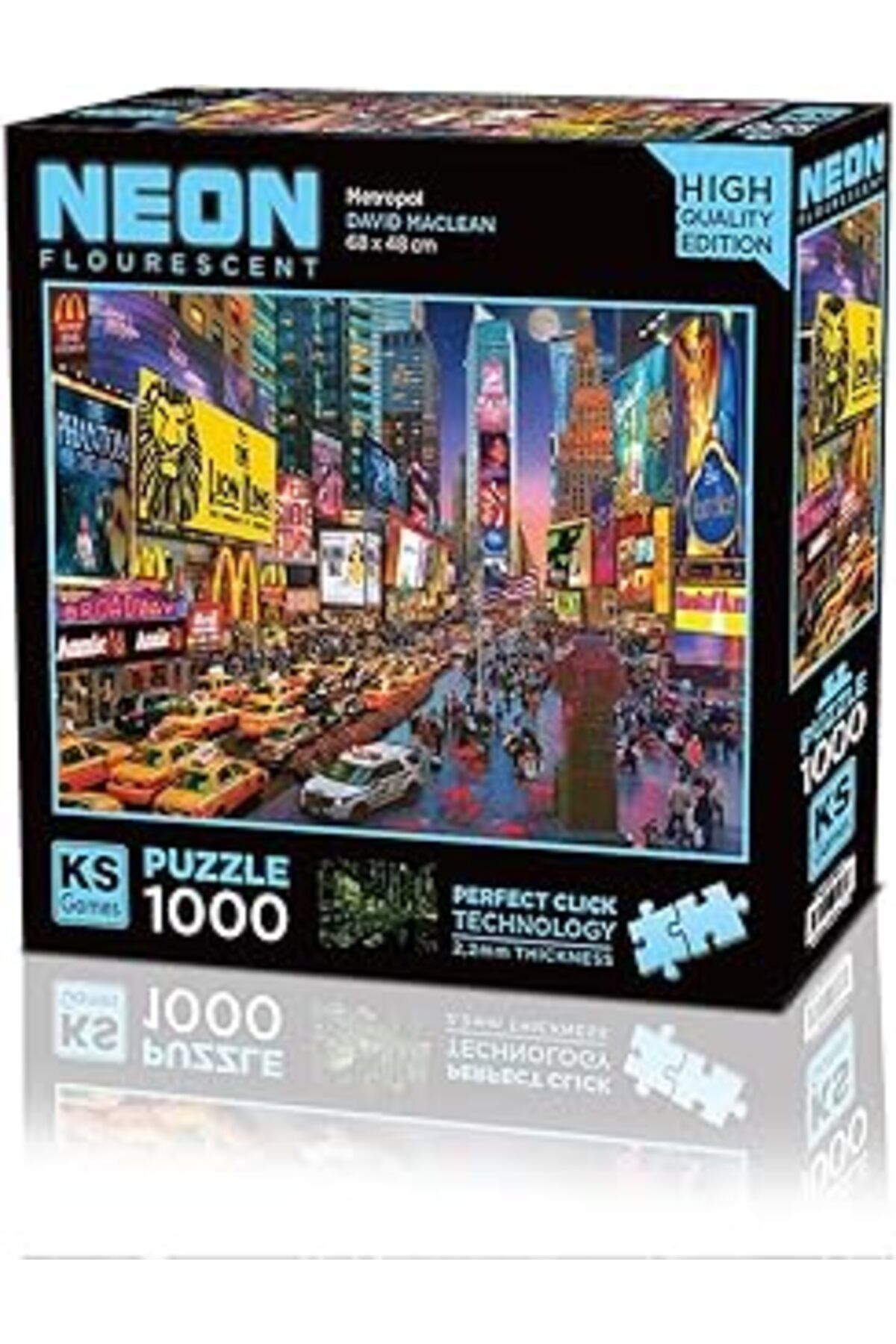 karadağsb Ks Games 1000 Parça Metropol Neon Puzzle