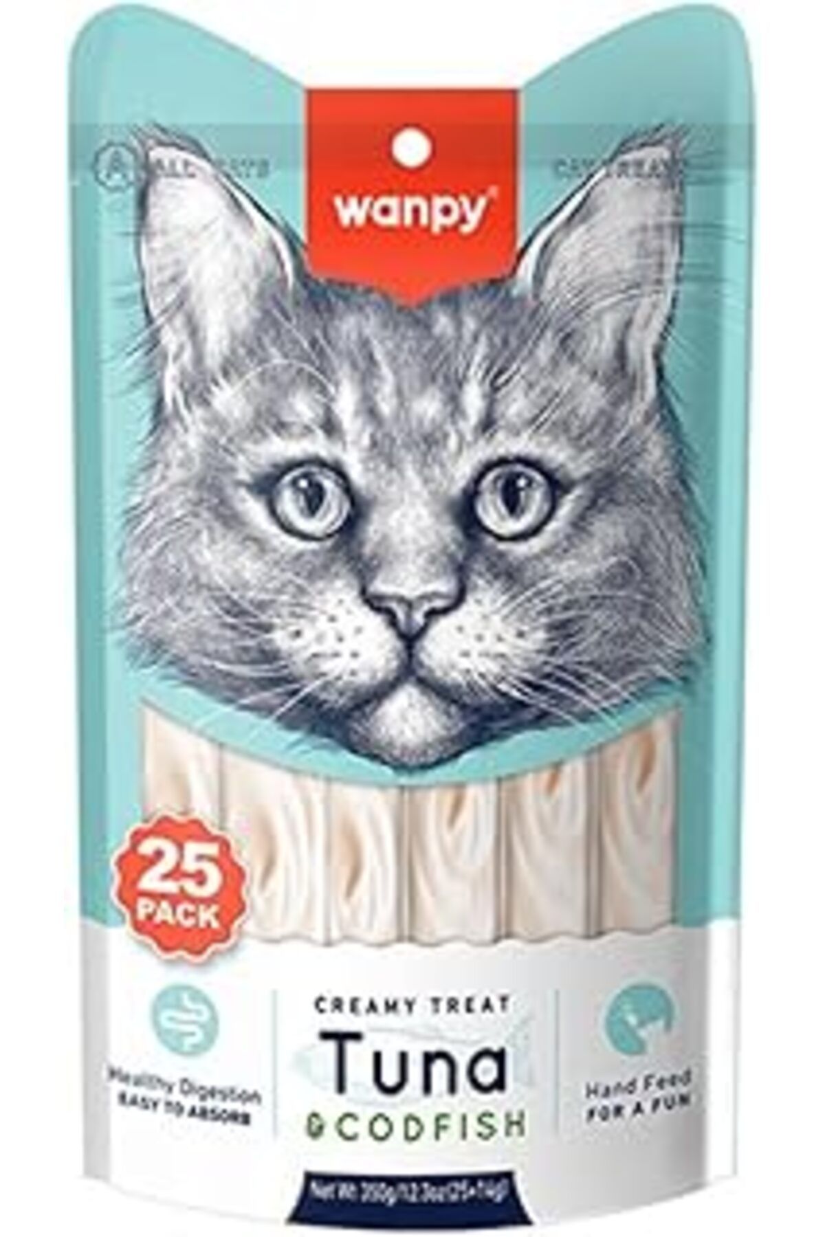 karadağsb Wanpy Ton&Morina Balıklı Krema Kedi Ödülü 14 Gr X 25 Adet