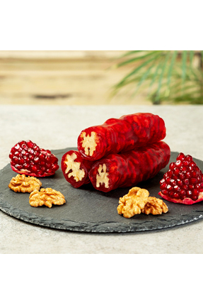 Gold Şirecizade Nar Aromalı Atom Cevizli Sucuk 1 Kg