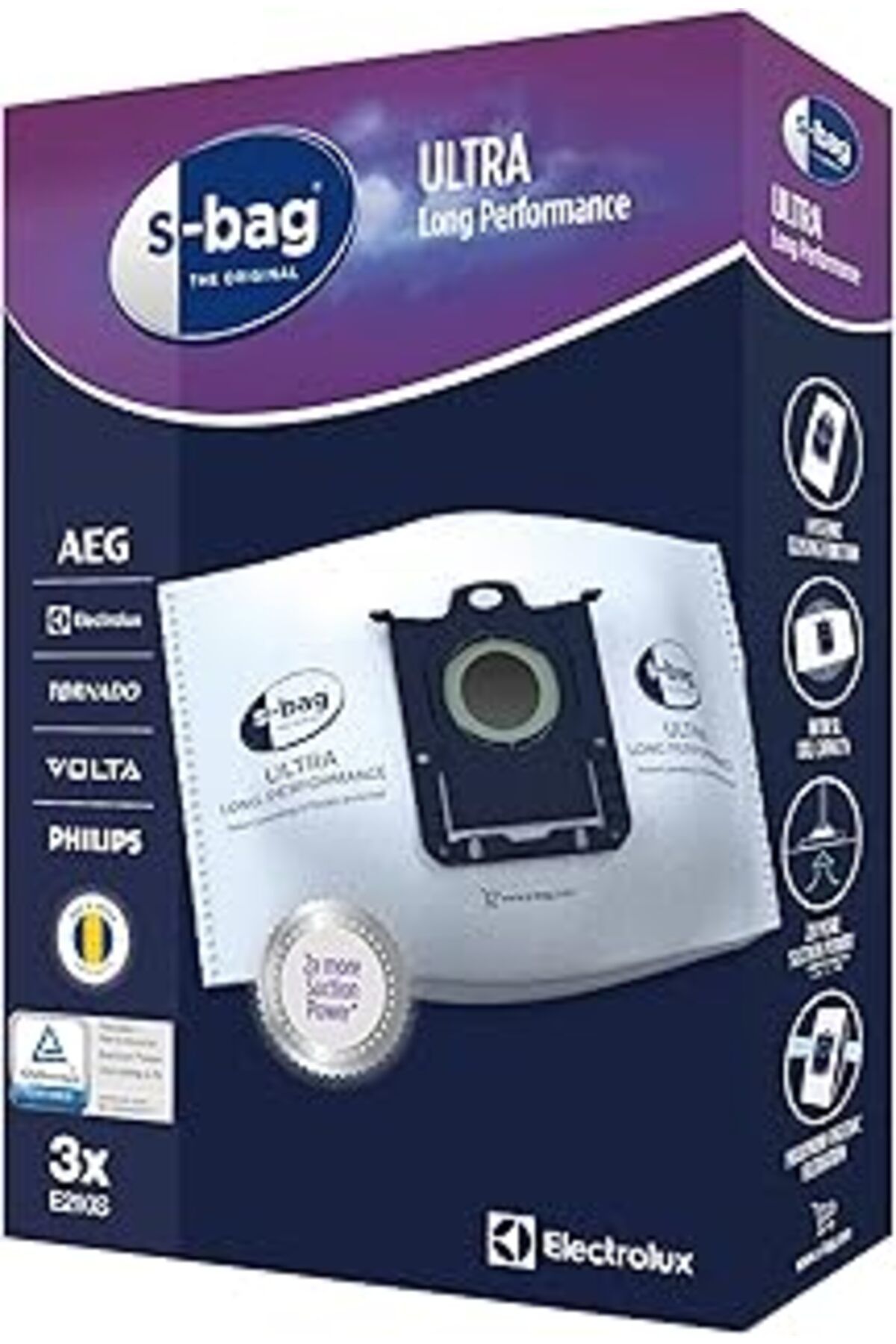 karadağsb Electrolux E210S S-Bag Elektrikli Süpürge Toz Torbası (4 Adet)