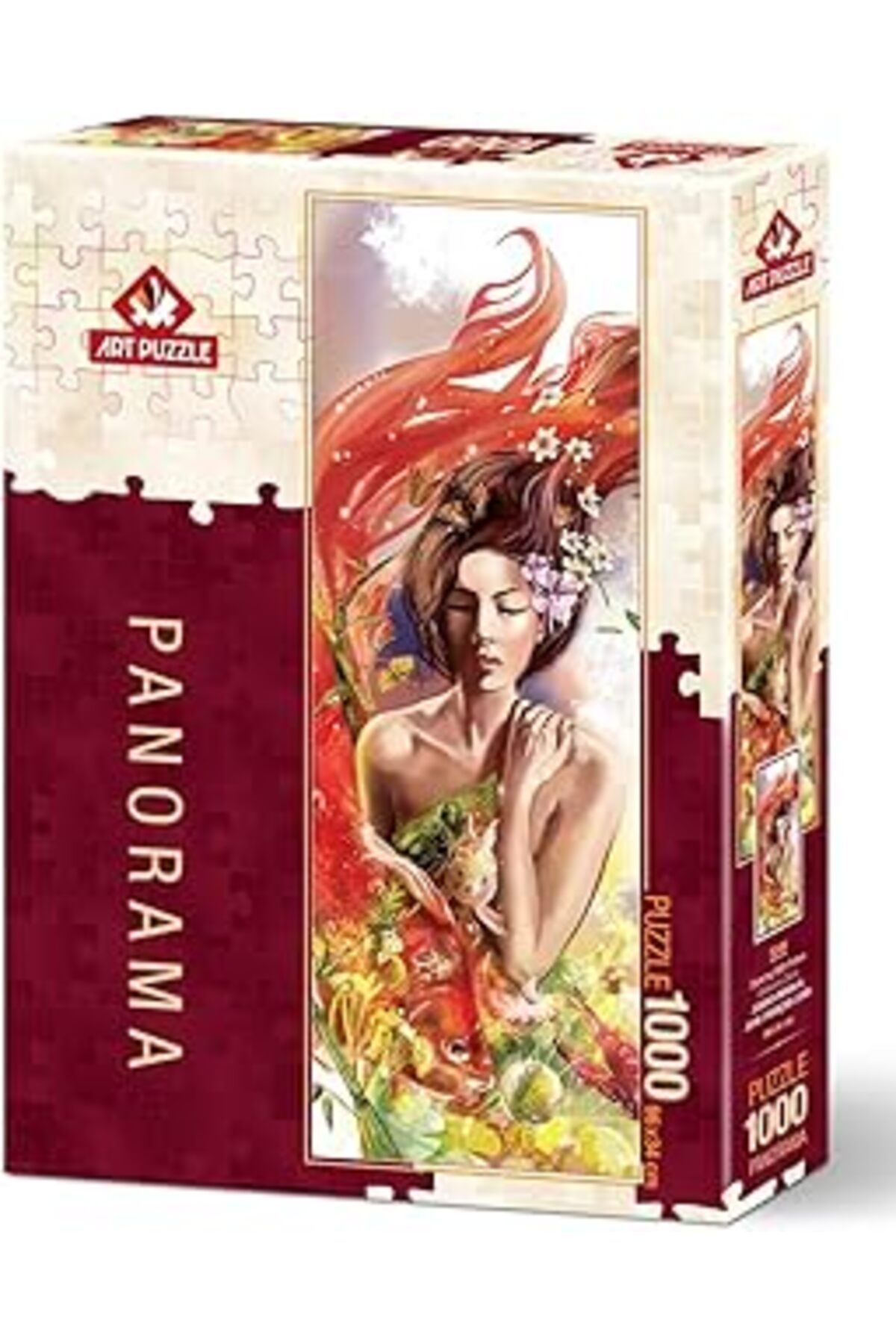 karadağsb Art Puzzle Balıklarla Dans 1000 Parça Panorama Puz