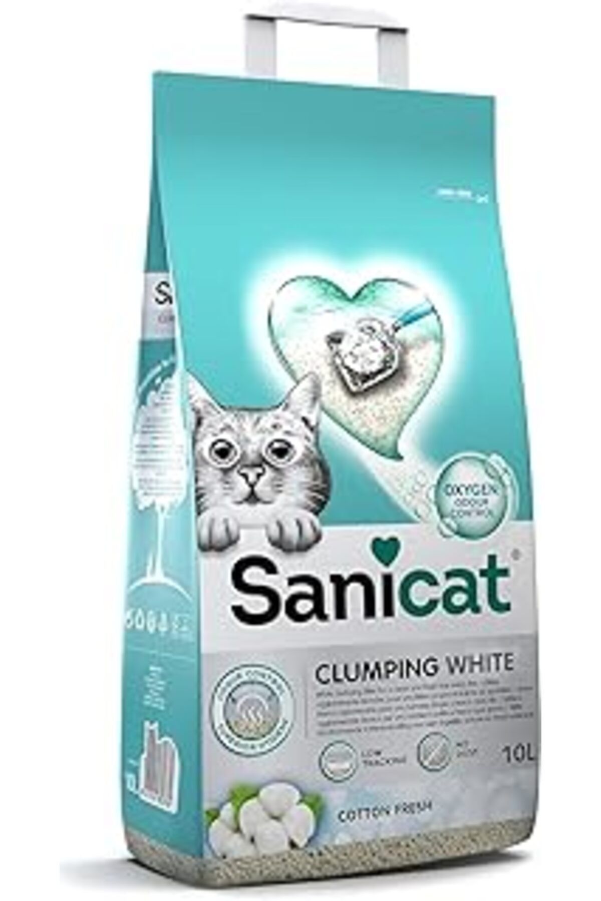 karadağsb Sanicat Clumping White Topaklanan Kedi Kumu (Koton Ferahlığı) 10L