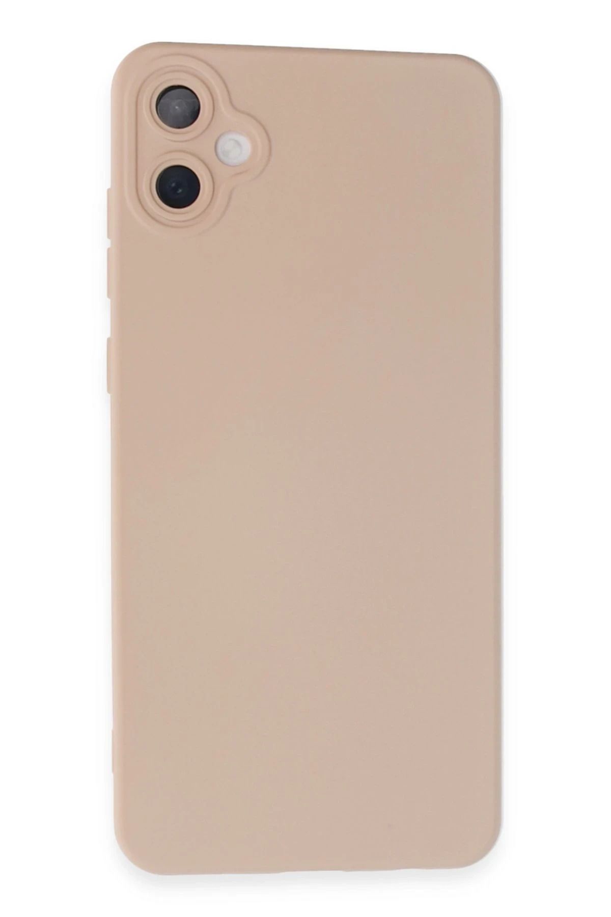 NewFace Galaxy A05 Uyumlu Kılıf Nano içi Kadife Silikon - Pudra YNSMR