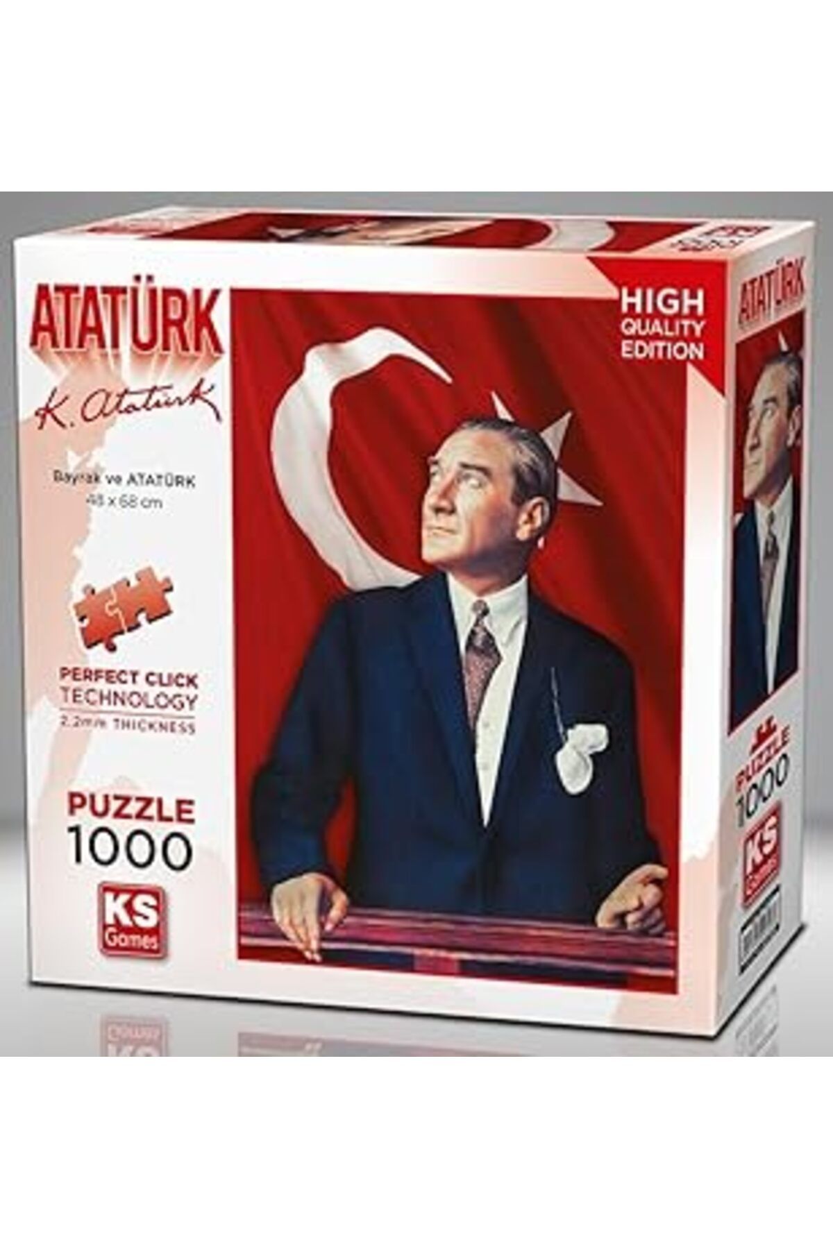 karadağsb Ks Games 1000 Parça Atatürk Ve Türk Bayrağı
