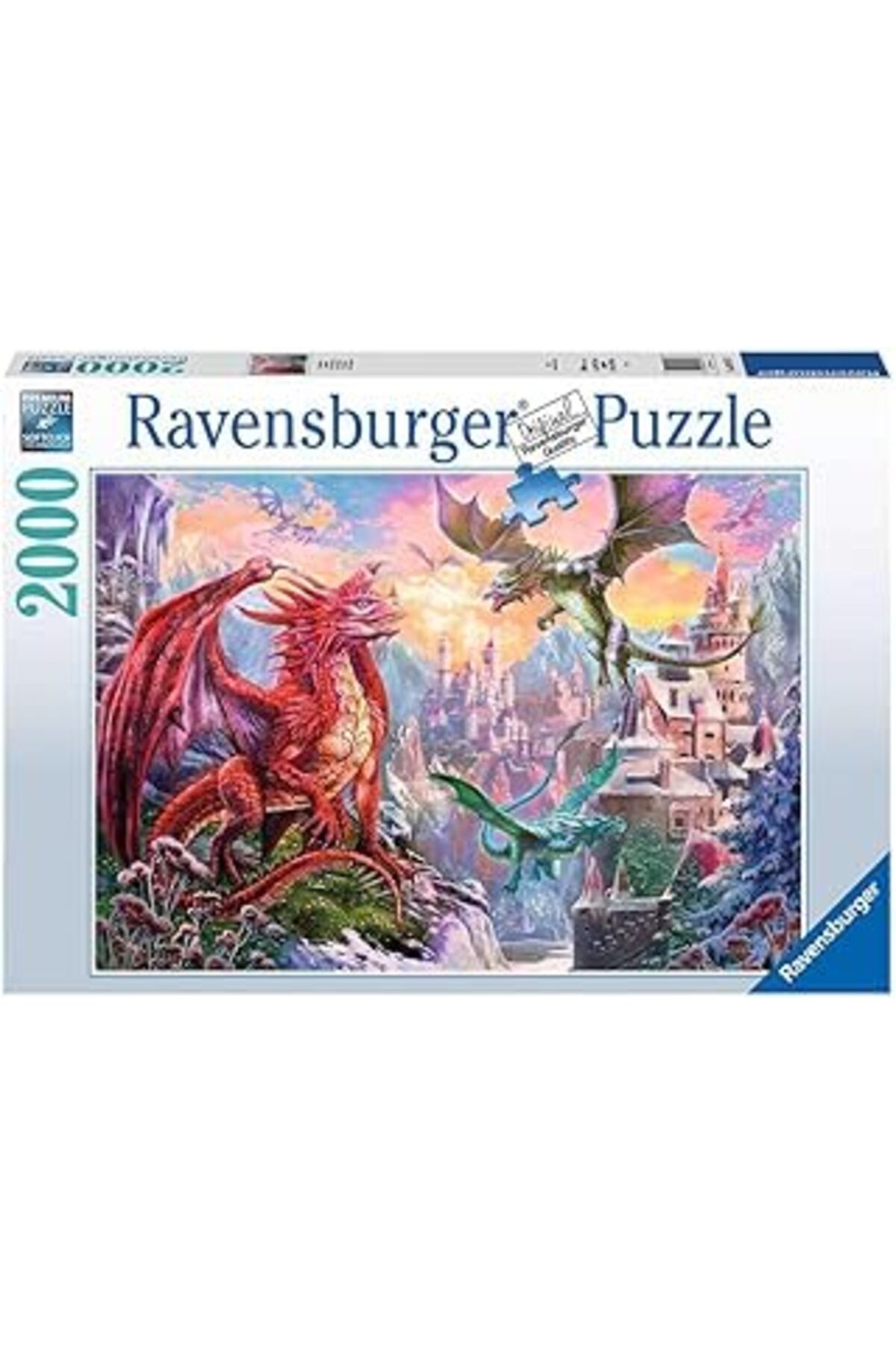 karadağsb Ravensburger 167173 Ejderhalar Yetişkin Puzzle, 2000 Parça