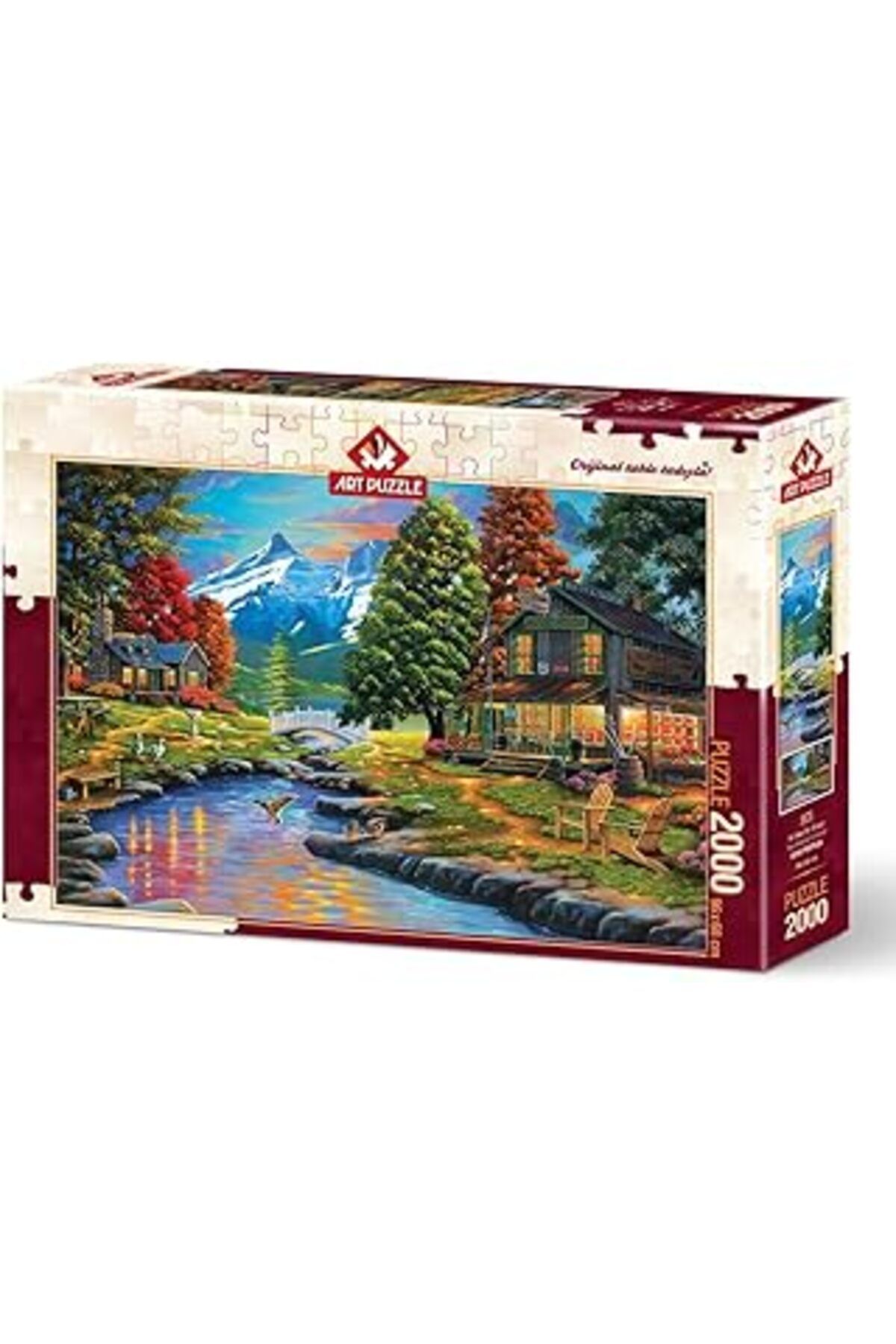 karadağsb Art Puzzle İki Yaka Bir Orman 2000 Parça Puzzle