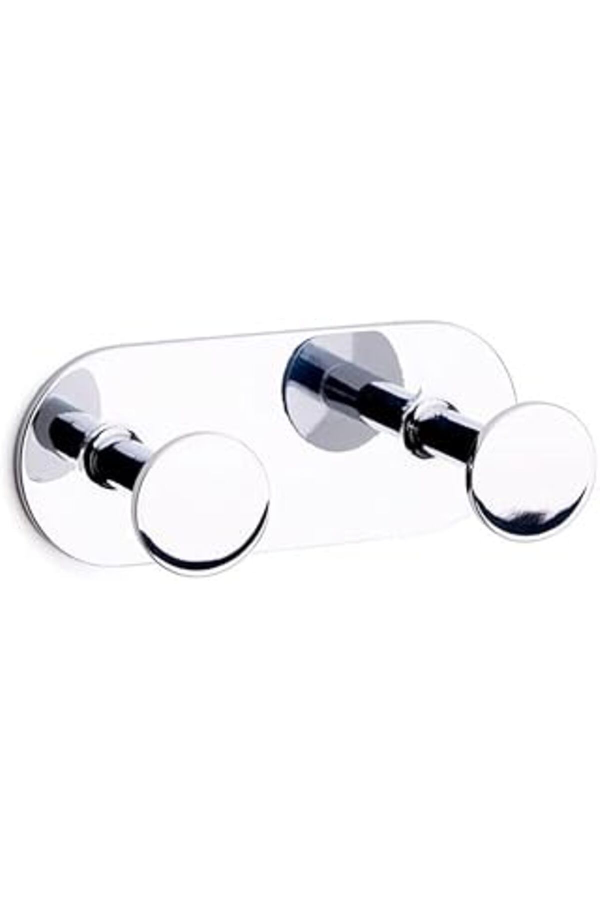 karadağsb System Bobo Duvara Monte Yapışkanlı Ikili Askılık Krom Renk 45X46X110 Mm