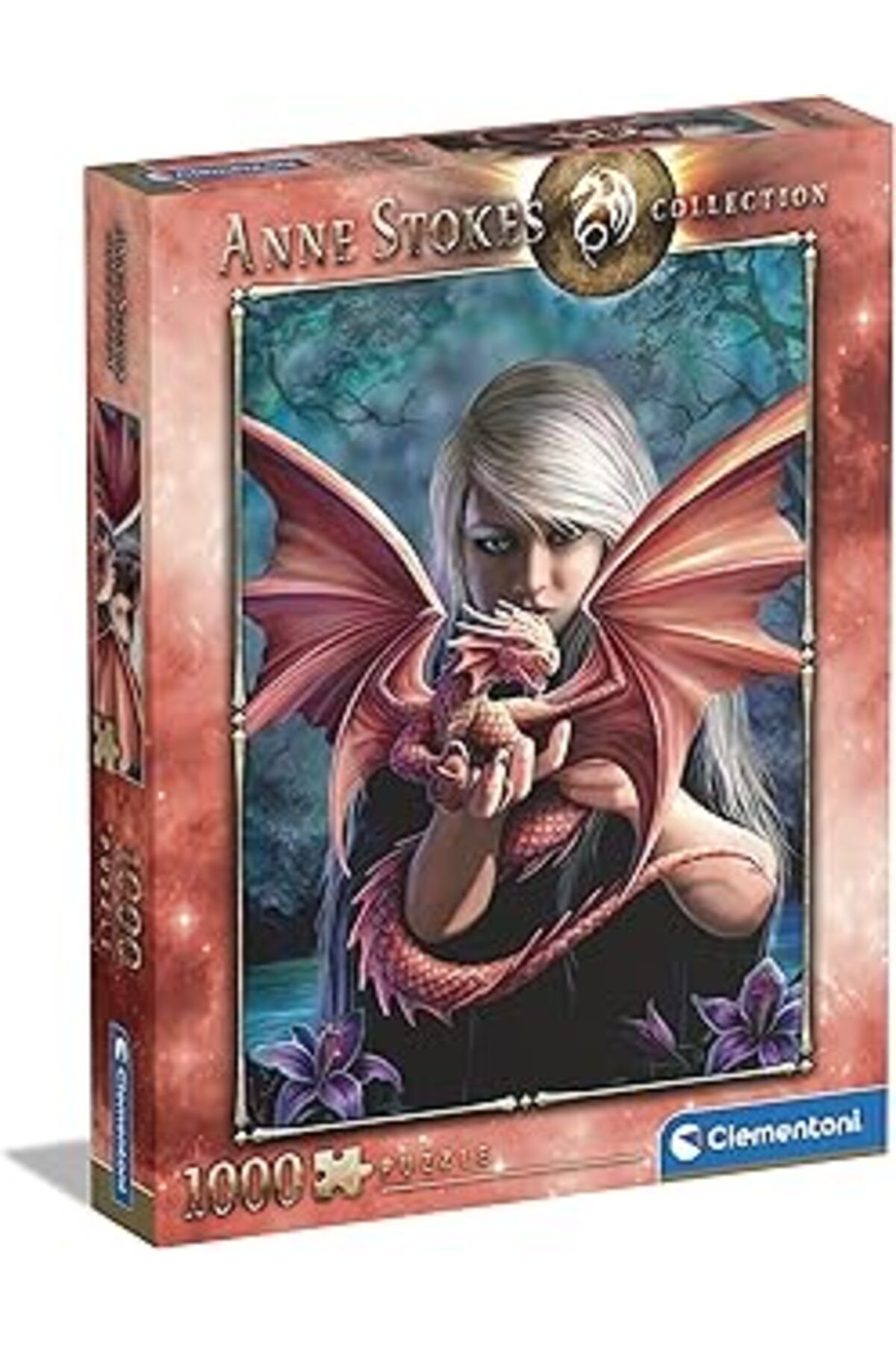 NZM TİCARET - 1000 Parça Anne Stokes Yetişkin Puzzle - Dragonkin - 39640