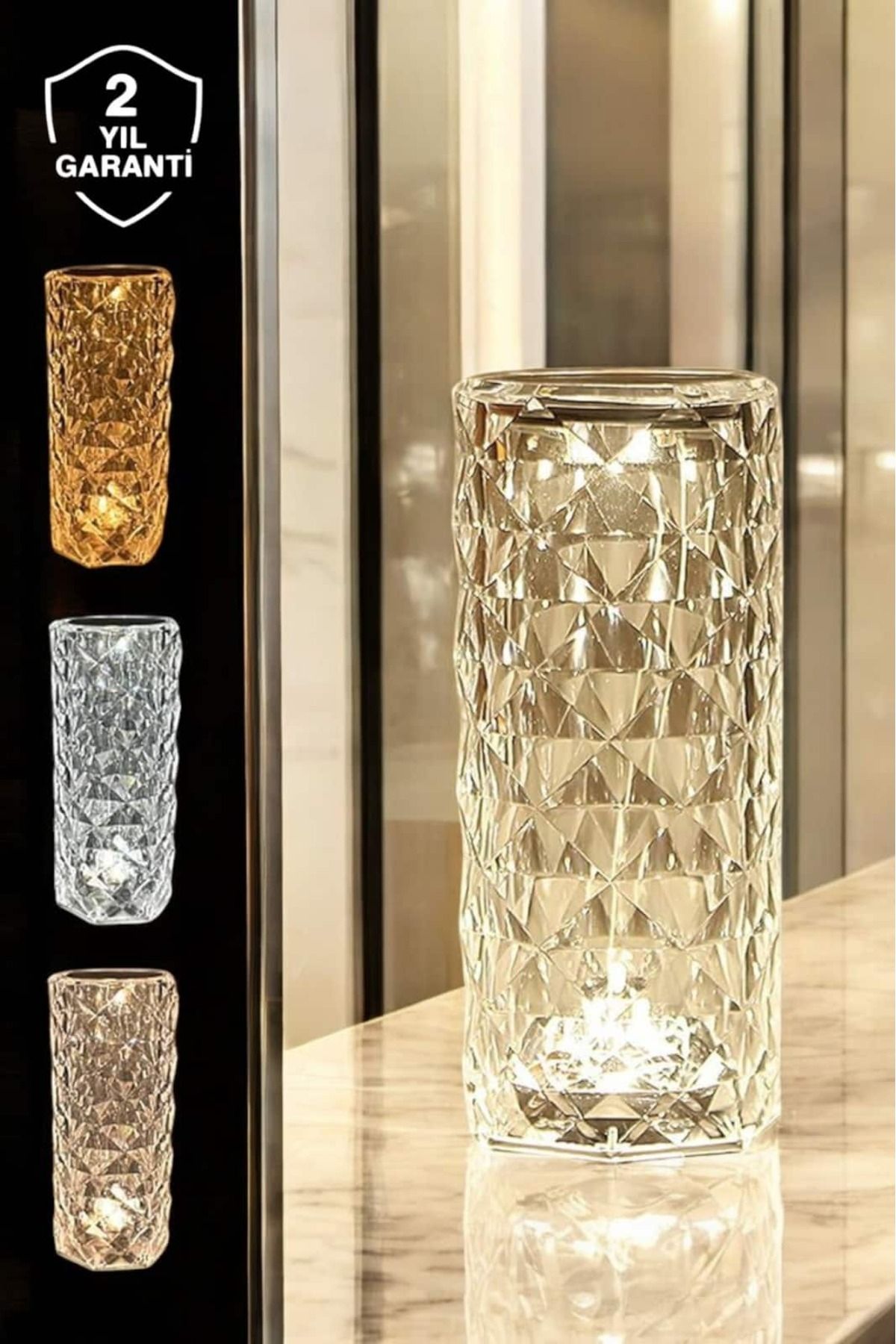nerede bulurum Dokunmatik Kristal Gece Lambası Hediyelik